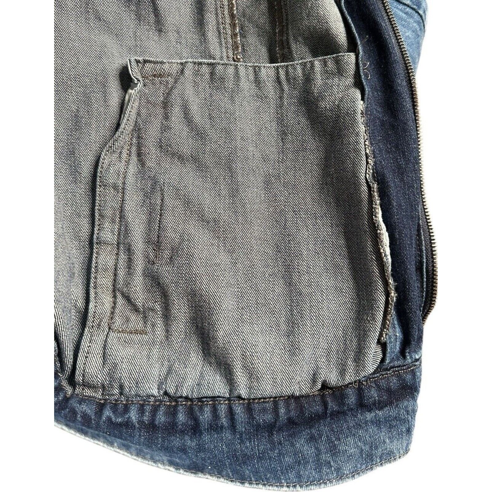 Other Tubbo Moment By The Sea Denim Jean Jacket Sherpa Collar 2XL Size XXL / US 16-18 / IT 52-54 - 12 Thumbnail