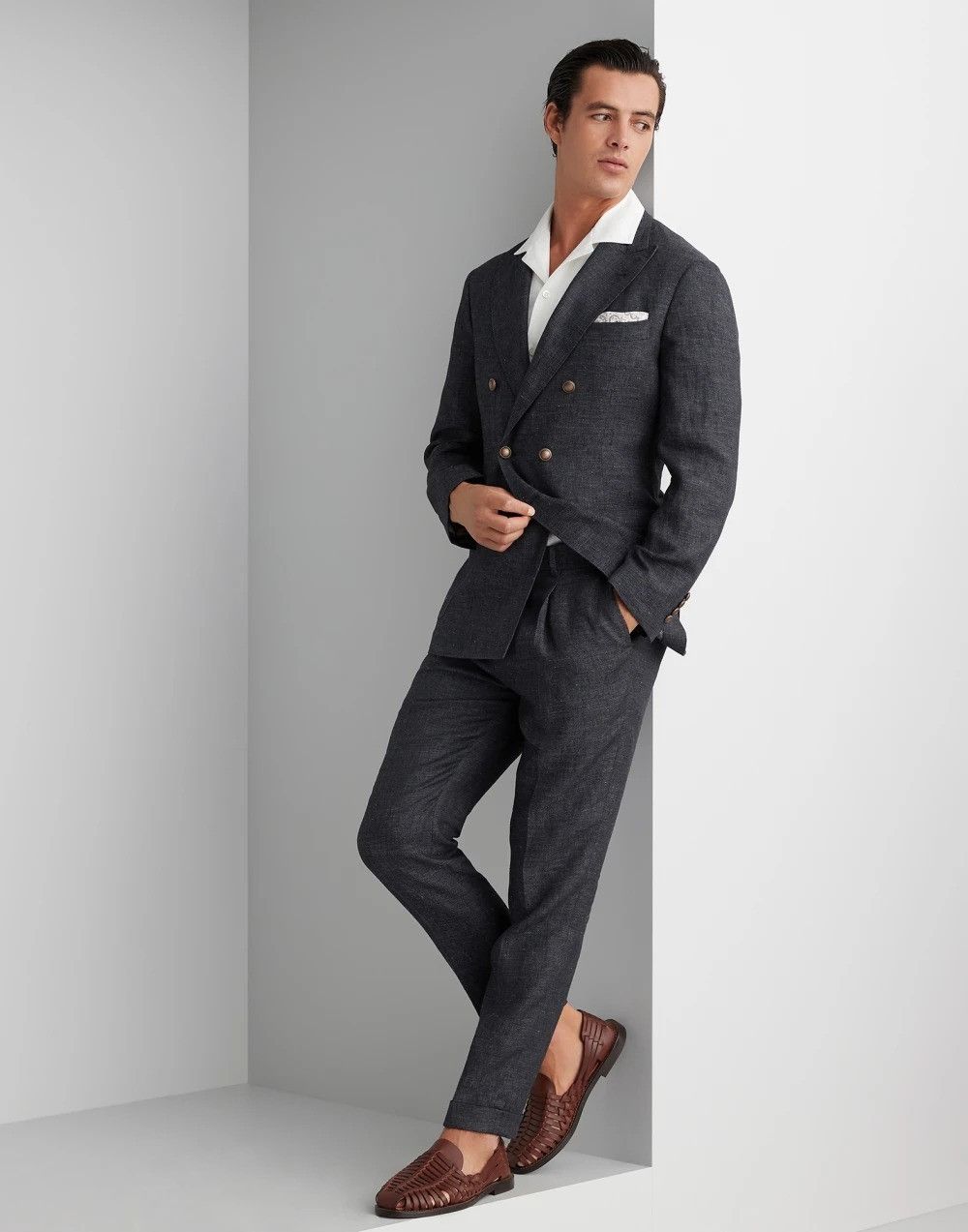 Brunello Cucinelli Suit in Black Size US M / EU 48-50 / 2 - 1 Thumbnail