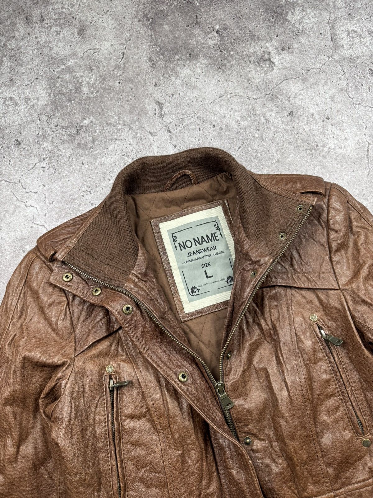 Japanese Brand Avant Garde Carol Christian Poell Style Leather Biker Jacket Size US S / EU 44-46 / 1 - 4 Thumbnail