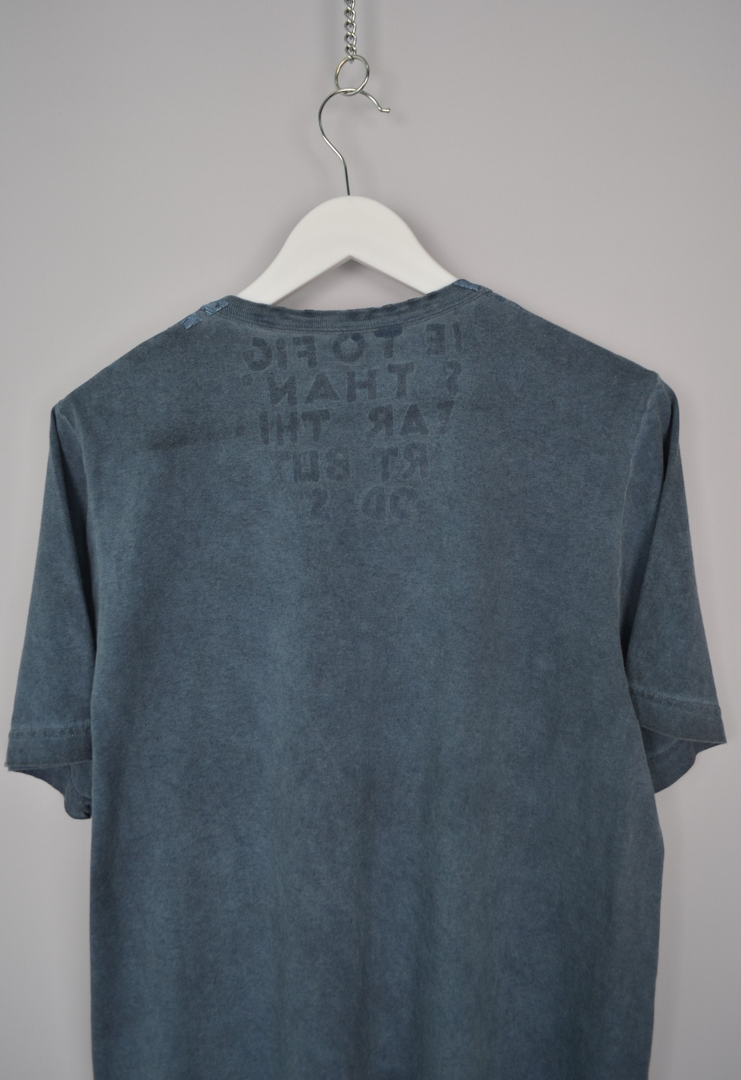 Maison Margiela Maison Martin Margiela AIDS Awareness Garment Dyed T-Shirt Size US M / EU 48-50 / 2 - 11 Thumbnail