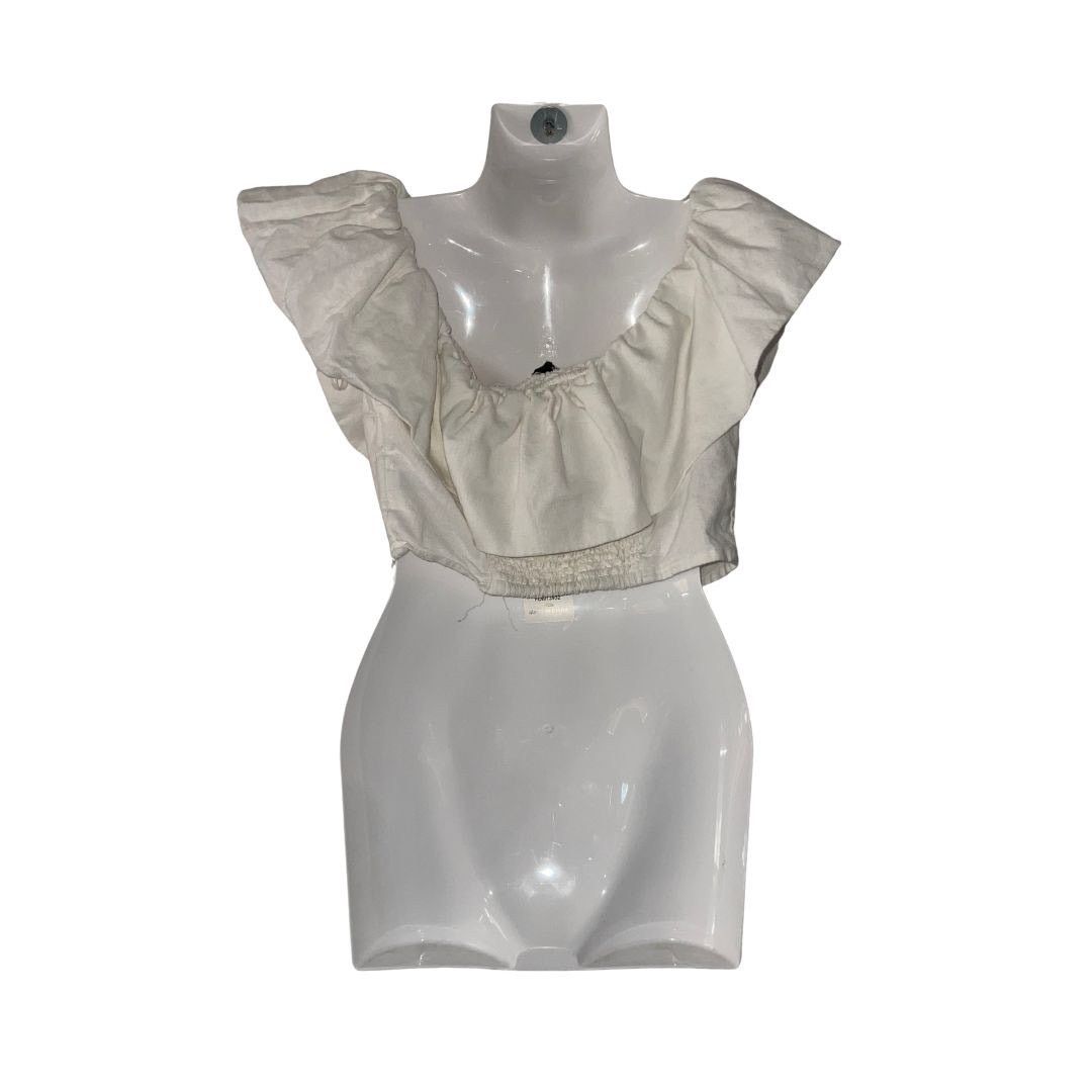 Target Basics Smoked Back Off the Shoulder Top Festival Coachella Cowgirl Size S / US 4 / IT 40 - 2 Thumbnail