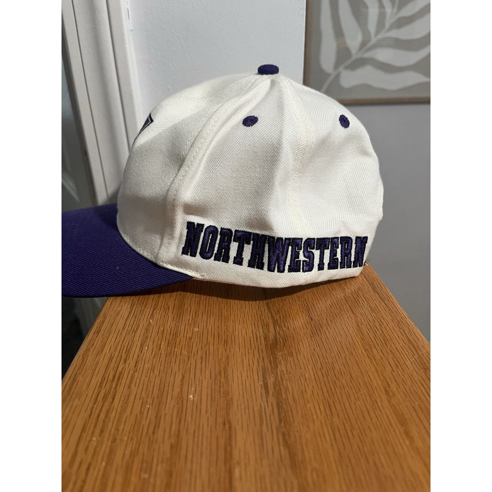 Reebok Vtg Reebok Northwestern Wildcats Hat Big Ten NCAA SnapBack Size ONE SIZE - 2 Thumbnail