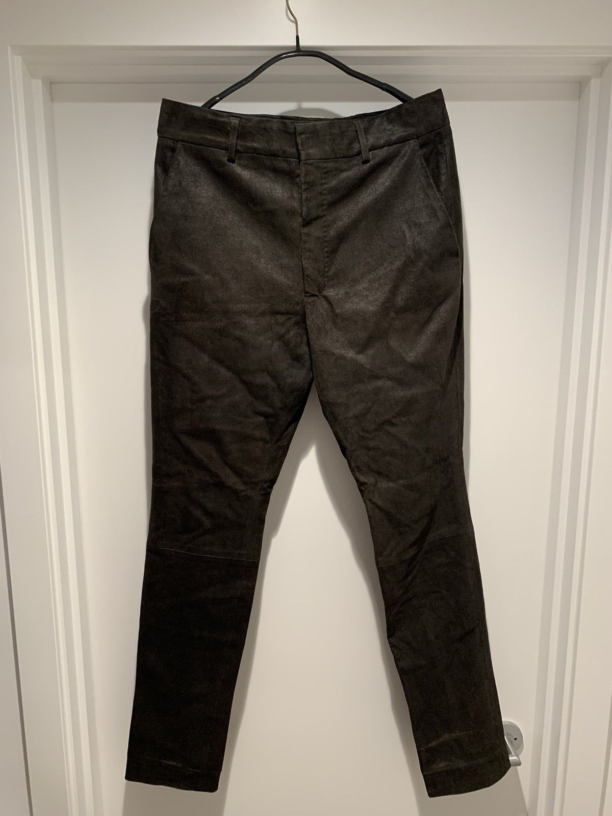 Haider Ackermann Rare 1 of 1 Sample Suede Leather Trouser | Grailed