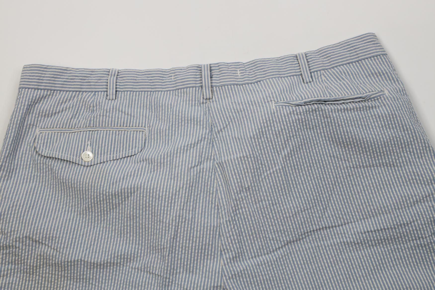 Polo Ralph Lauren Vintage 90s Ralph Lauren Seersucker Striped Chino Shorts Size US 44 / EU 60 - 10 Thumbnail