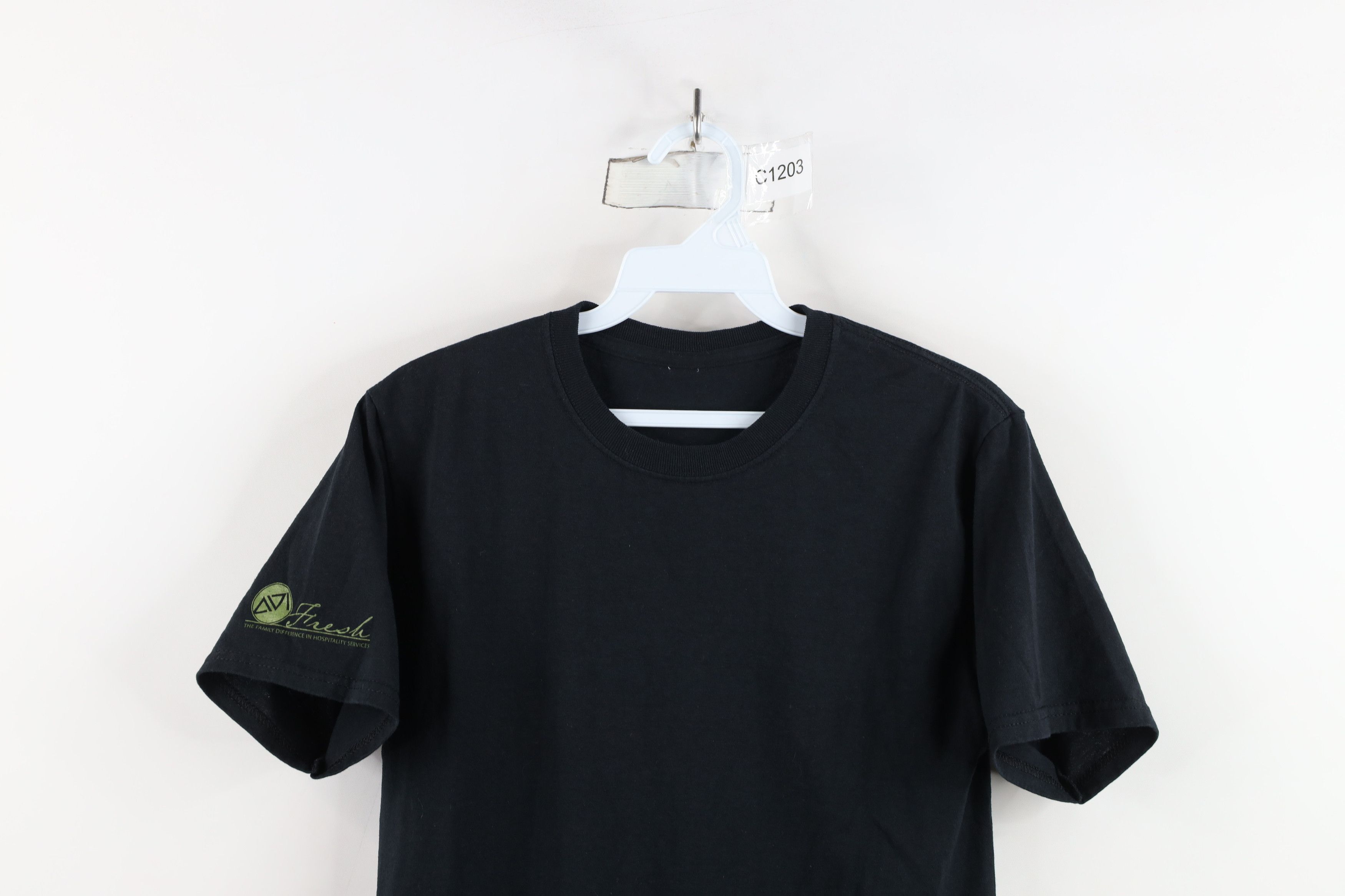 Vintage Vintage 90s Streetwear Short Sleeve T-Shirt Black Cotton Size US S / EU 44-46 / 1 - 2 Thumbnail