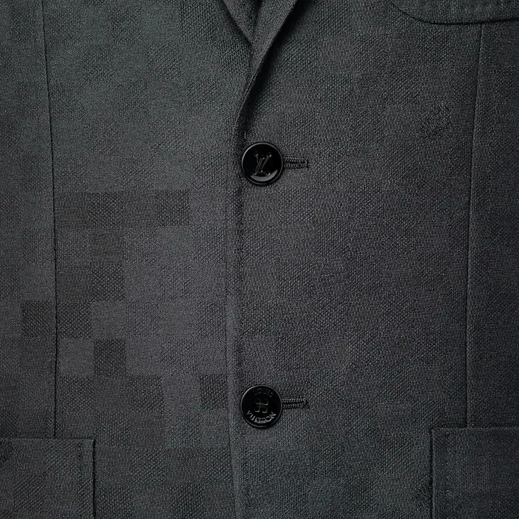 Louis Vuitton Silk and Wool Blend Napolitana Jacket Size 50R - 3 Thumbnail