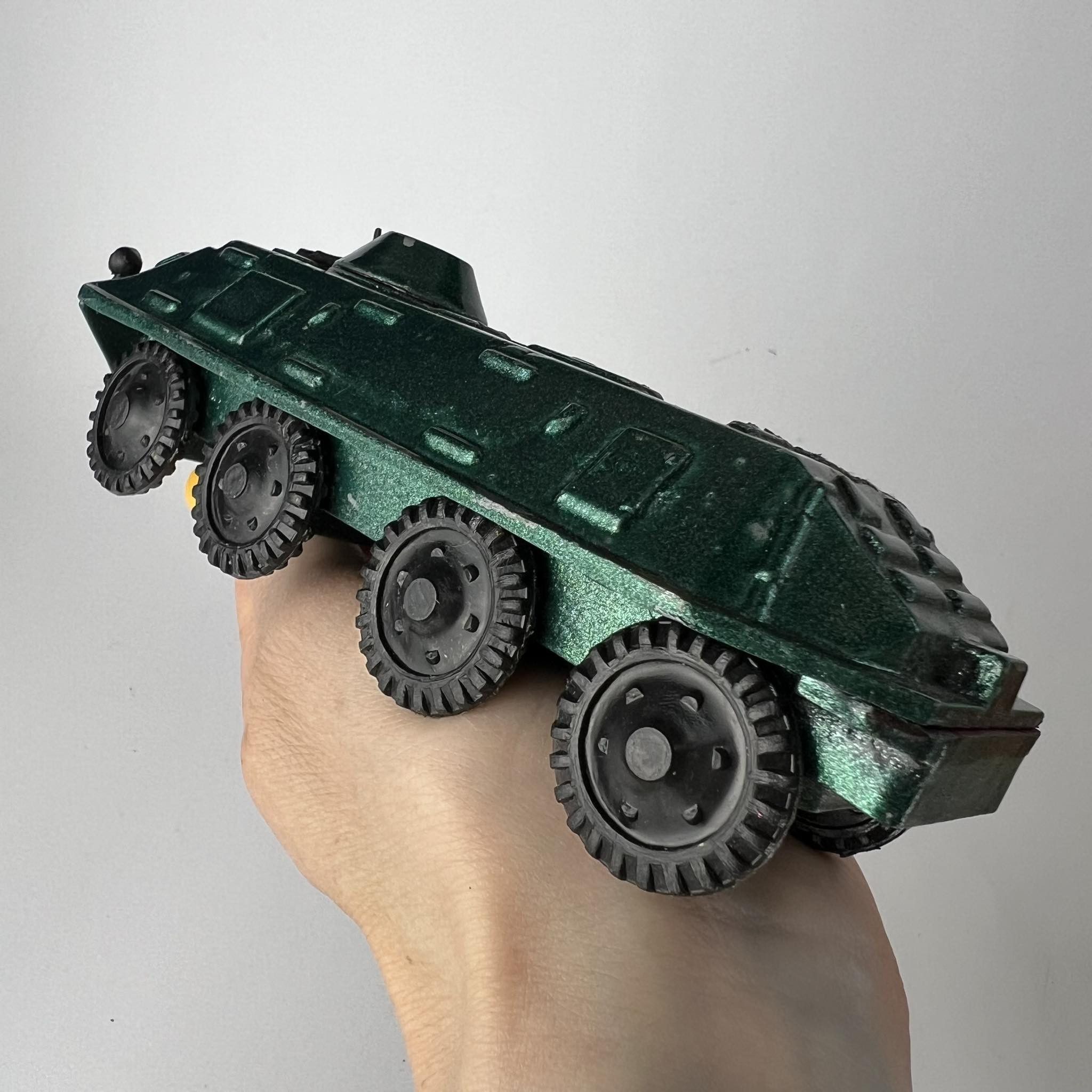 Vintage Vintage Military Vehicle Toy Personnel Carrier Metal 1:43 Size ONE SIZE - 2 Thumbnail