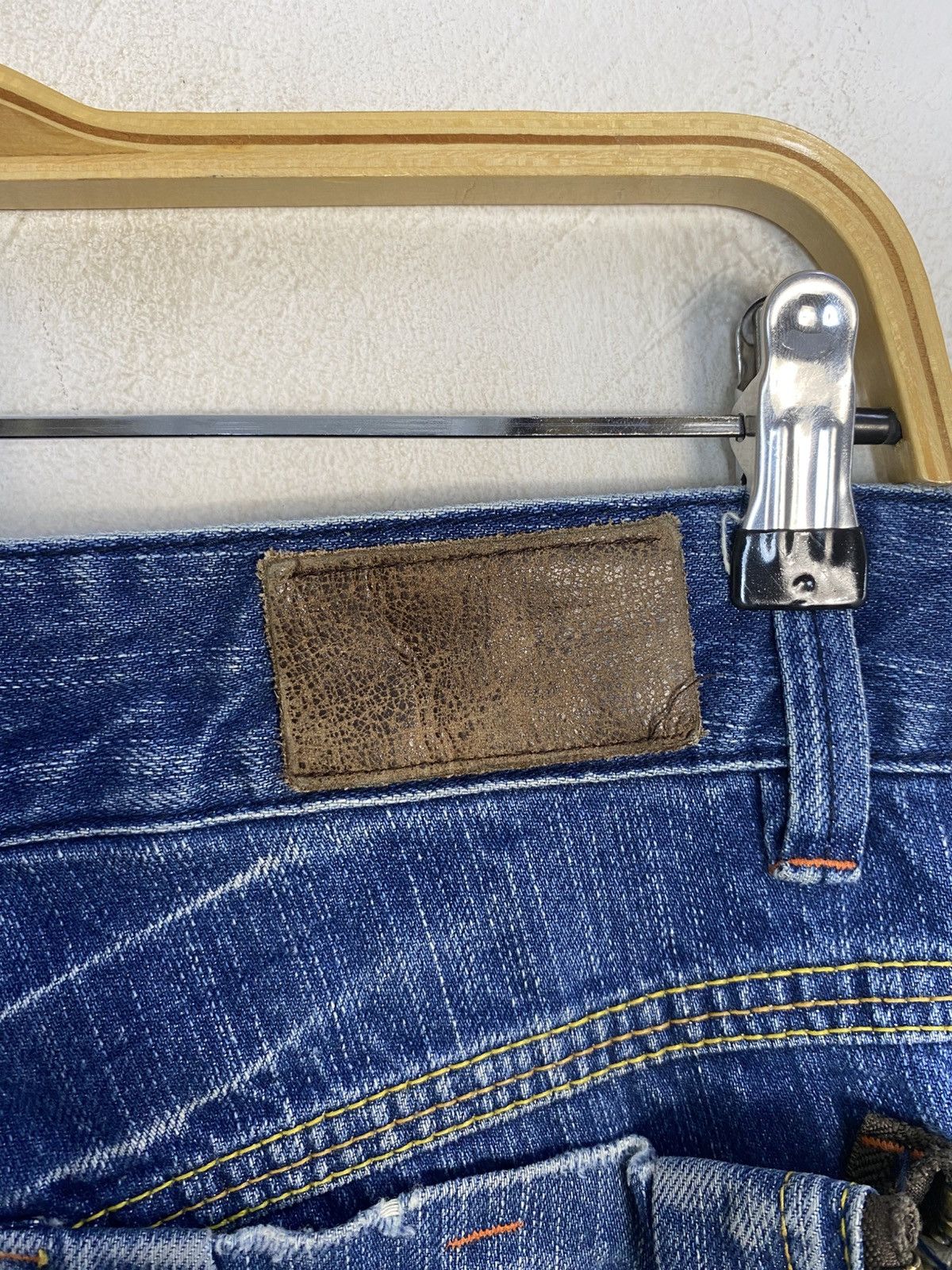 Other Red Pepper Red Label Whisker Denim Jeans Embroidery Logo Size US 32 / EU 48 - 11 Thumbnail