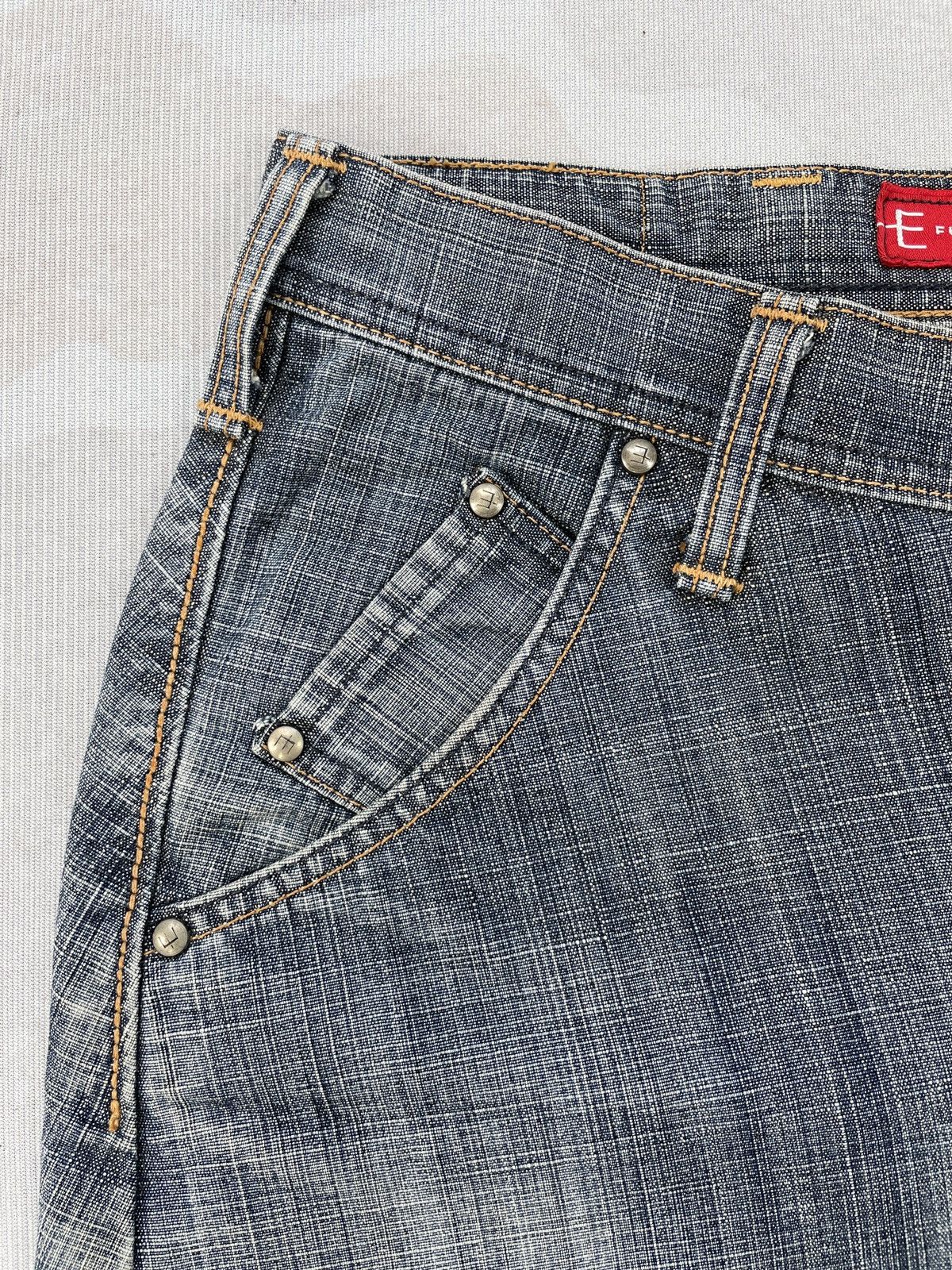 Tornado Mart Vintage Edwin E-Function Rusty Mudwash Jeans (P53) Size US 28 / EU 44 - 4 Thumbnail