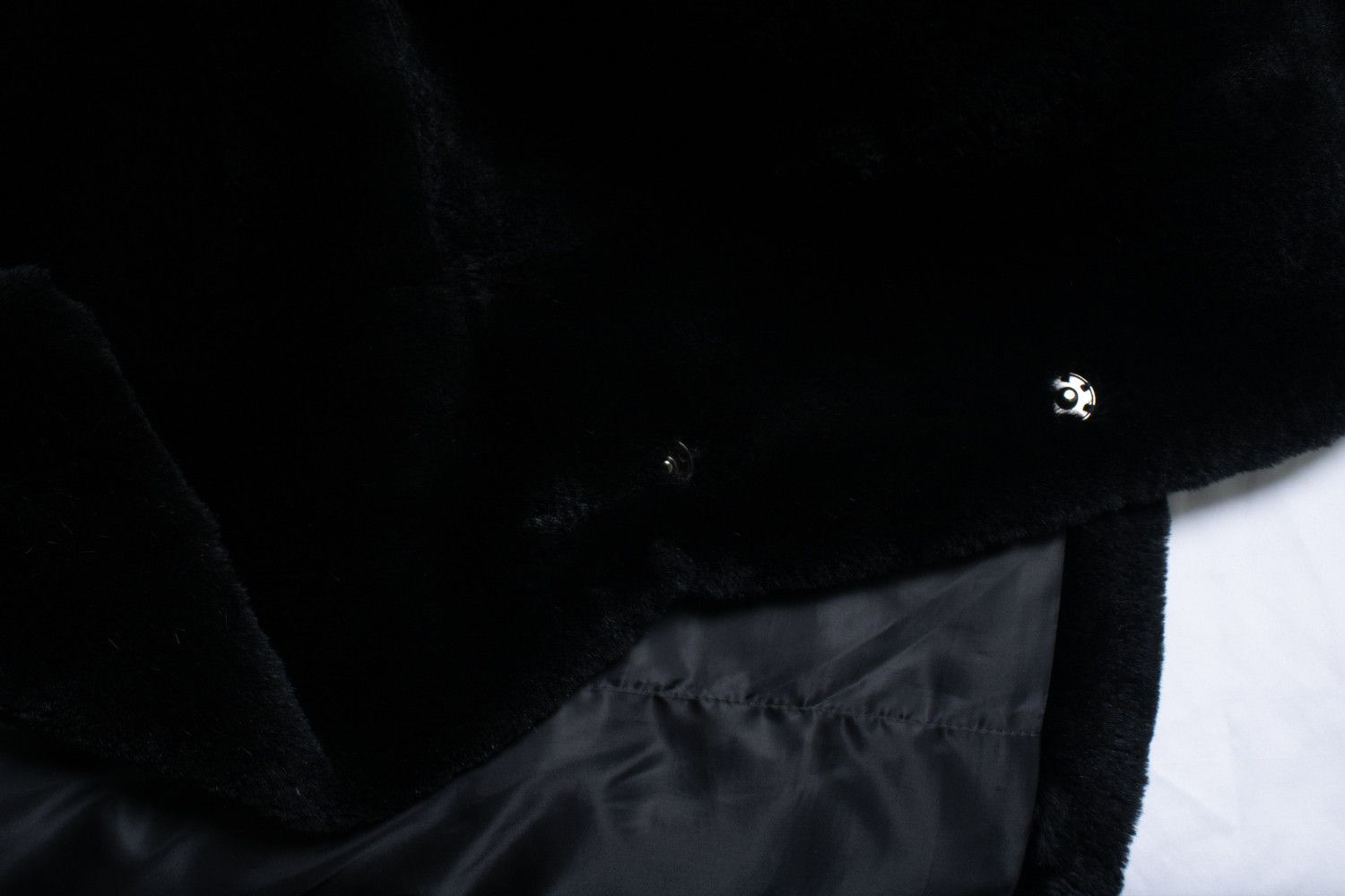 DNA DNA, black rabbit fur coat Size S / US 4 / IT 40 - 6 Thumbnail