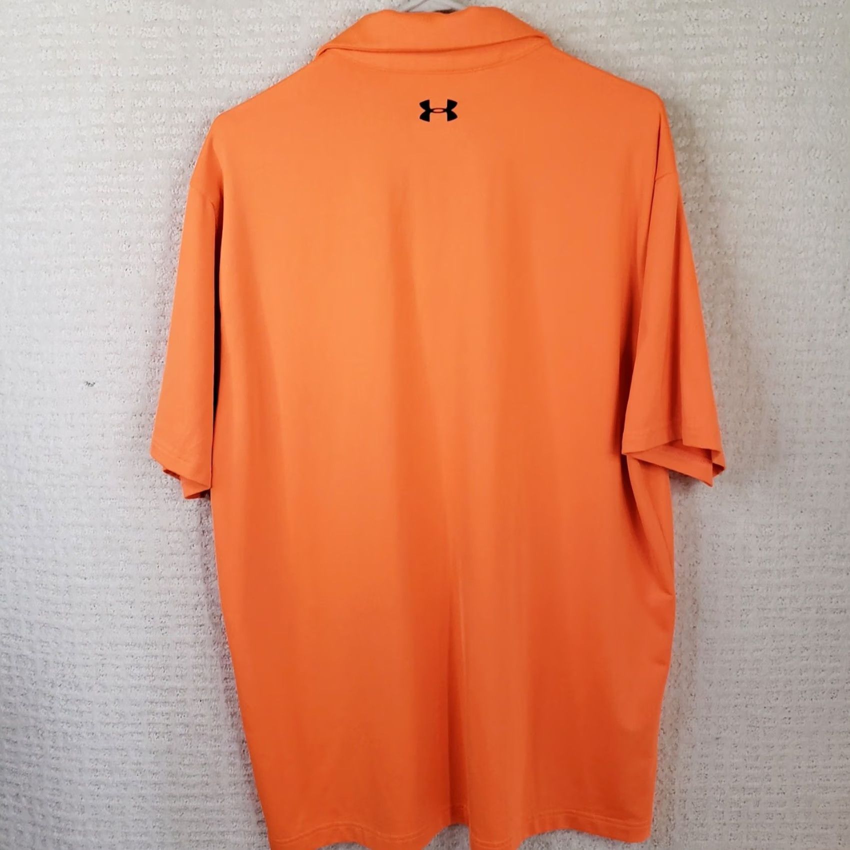 Under Armour VINTAGE Under Armour Polo Shirt Men XL Orange The Play Off Polo Heat Gear Pullover Golf Size US XL / EU 56 / 4 - 6 Thumbnail