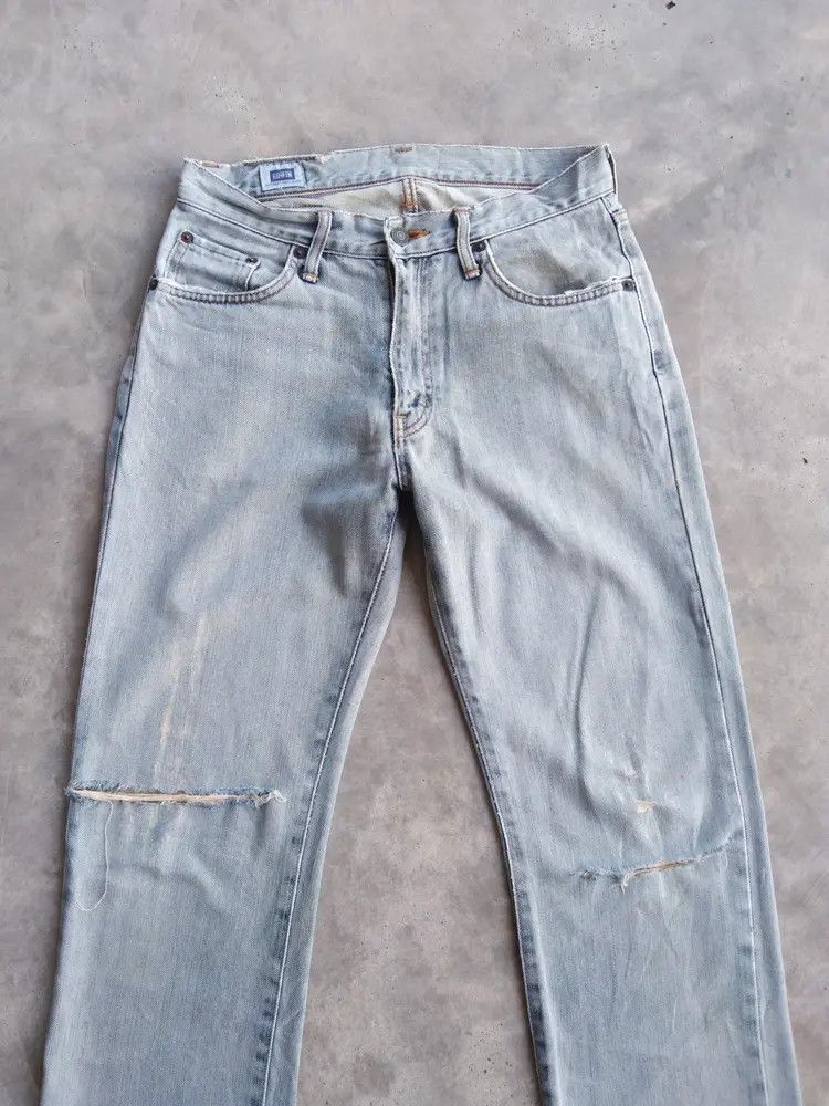 Japanese Brand Vintage Edwin Distressed Jeans 30x30 Size US 30 / EU 46 - 6 Thumbnail
