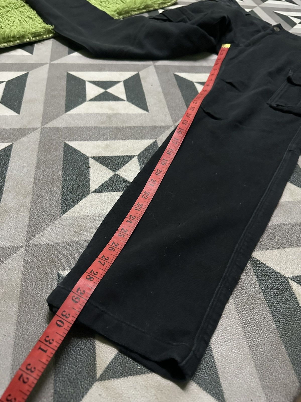 Japanese Brand Purple and yellow cargo pants Size US 32 / EU 48 - 12 Thumbnail
