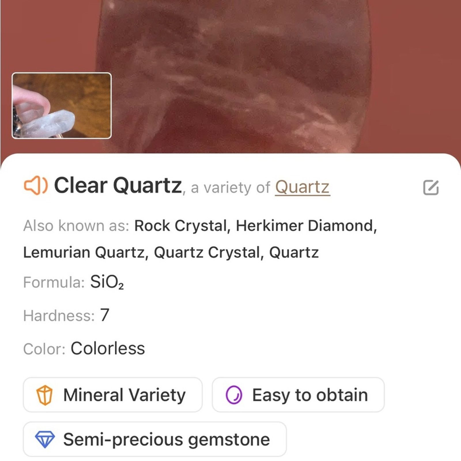Handmade Handcrafted copper amethyst clear quartz necklace Size ONE SIZE - 9 Thumbnail