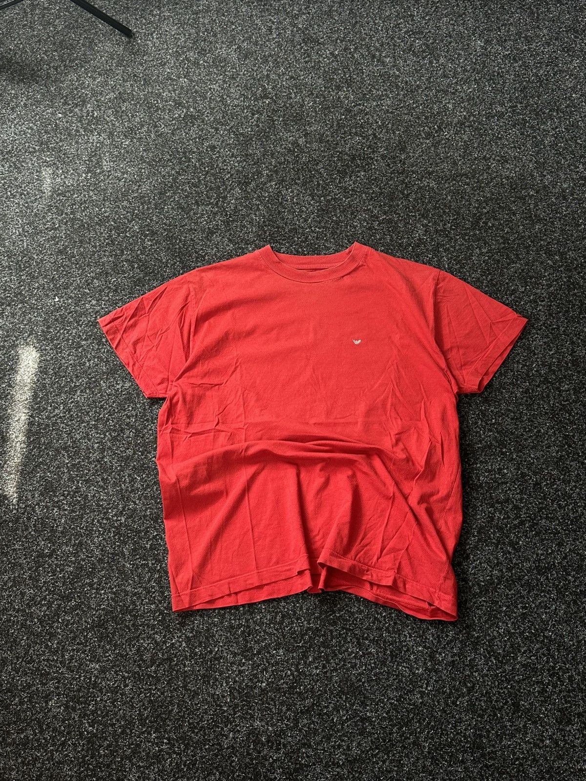 Armani × Vintage 🚨Y2K Big Logo GIORGIO ARMANI T-shirt Avant Garde Streetwear Size US L / EU 52-54 / 3 - 1 Thumbnail