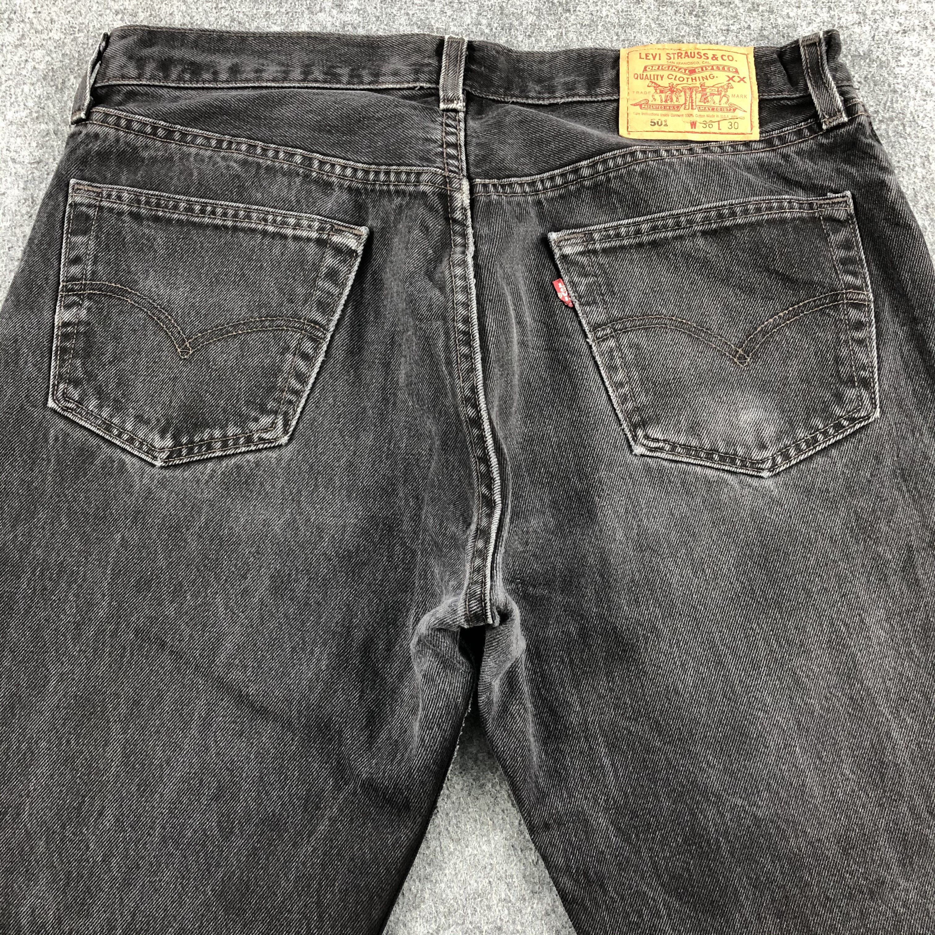 Levi's Vintage 90s Levis 501 Earth Tone Jeans-J1553 Size US 35 - 4 Thumbnail