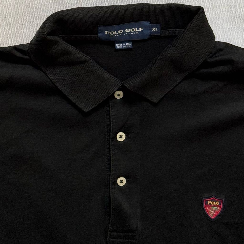 Polo Ralph Lauren Ralph Lauren Polo Golf Black Mens Shirt Size US XL / EU 56 / 4 - 2 Thumbnail