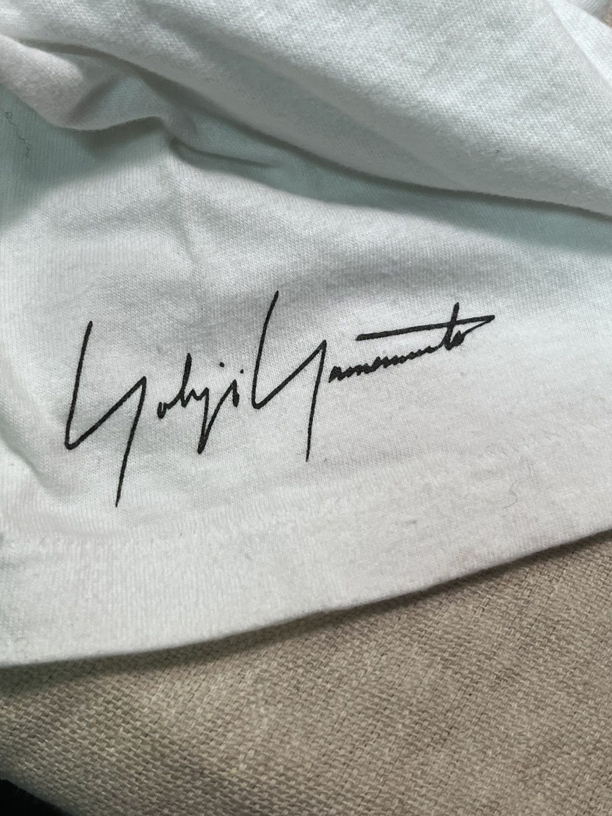 Yohji Yamamoto Yohji Mainline Girl Airbrush Tee Size US L / EU 52-54 / 3 - 7 Thumbnail