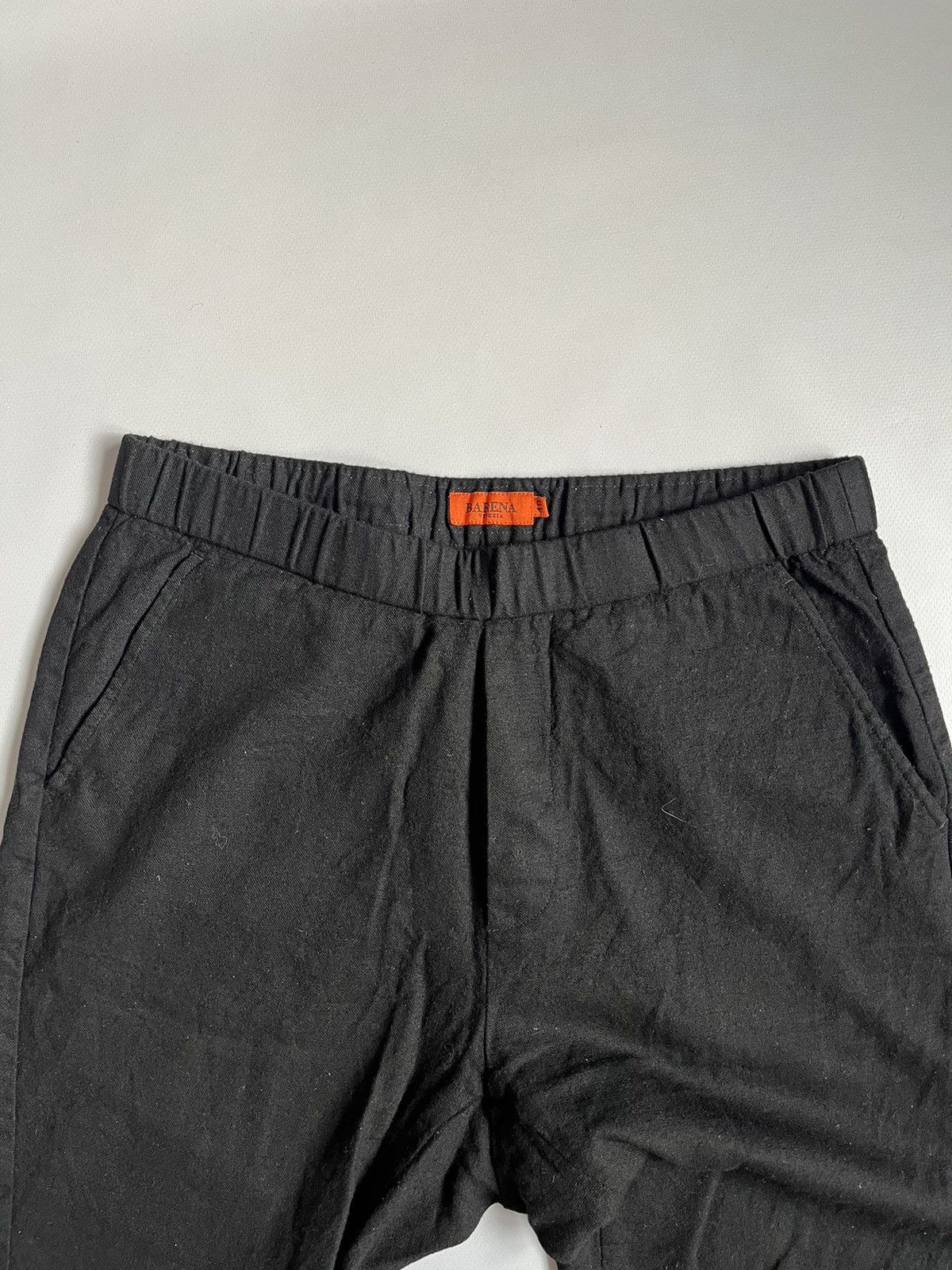 Barena Venezia × Japanese Brand BARENA Venezia Unisex Black Wool Pocket Trousers Size 34" / US 12 / IT 48 - 2 Thumbnail