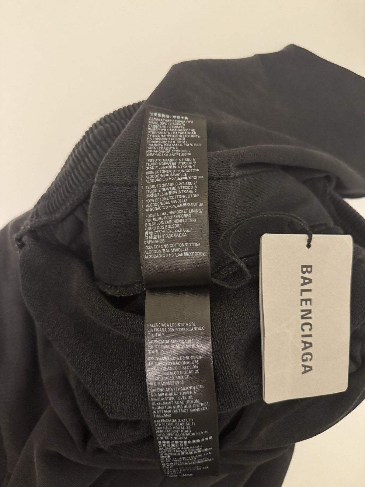 Balenciaga Balenciaga Hybrid 50/50 Half Sweatpants & Half Denim Jeans Size US 32 / EU 48 - 6 Thumbnail