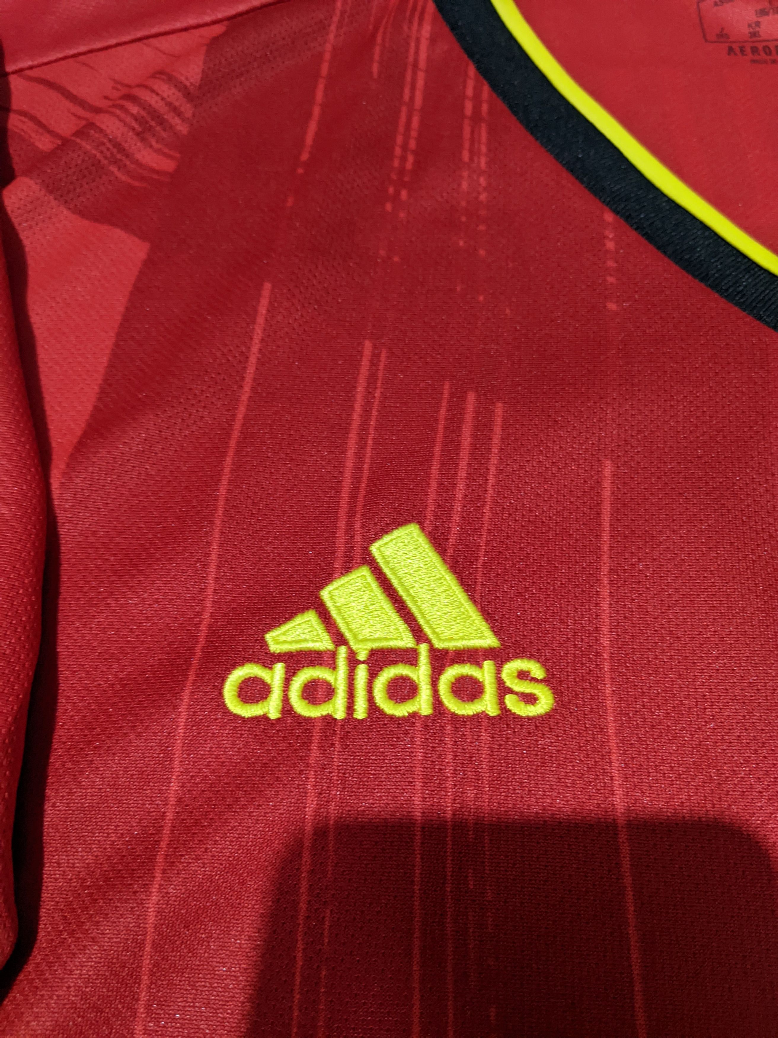 Adidas Belgium Euro 2020-2021 Home Jersey De Bruyne 7 Size US L / EU 52-54 / 3 - 8 Thumbnail