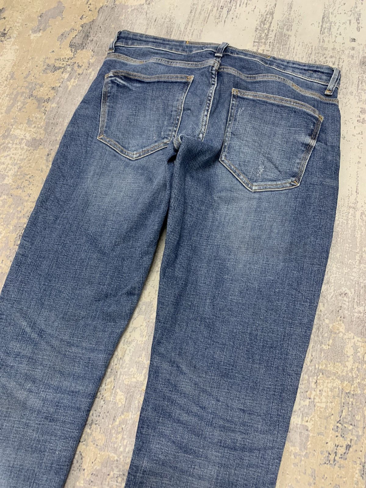 Designer × Jean × Zara Zara Thrasher Skinny-Fit Distressed Jeans 34x30 Size US 34 / EU 50 - 12 Thumbnail