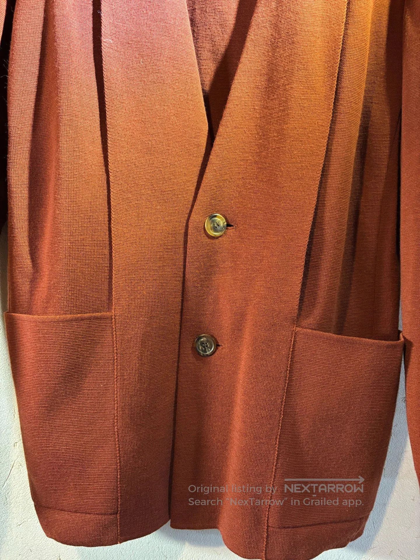 Issey Miyake Issey Miyake 1997 Wool Knit Blazer. Size US L / EU 52-54 / 3 - 5 Thumbnail