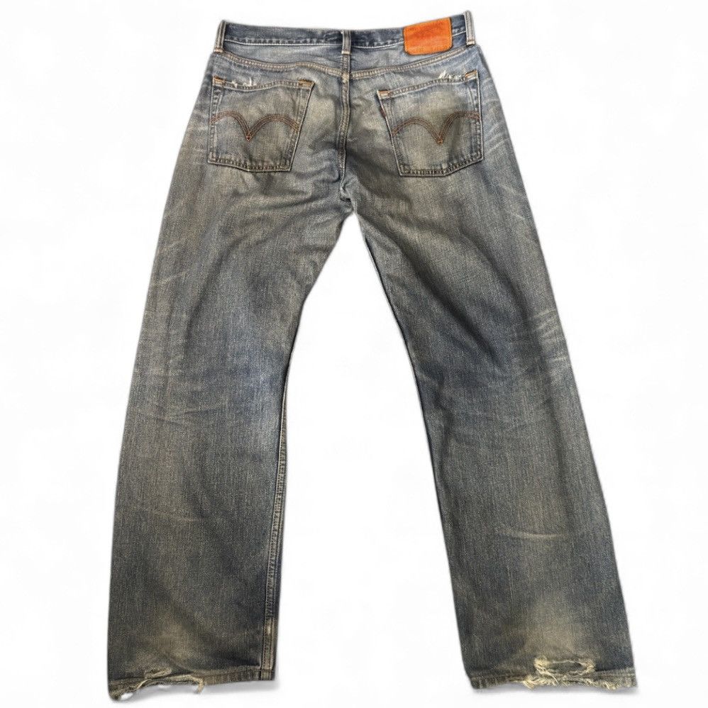 Seditionaries Vintage y2k Levis 503 Classic Baggy Destroyed Distressed Size US 33 - 1 Thumbnail