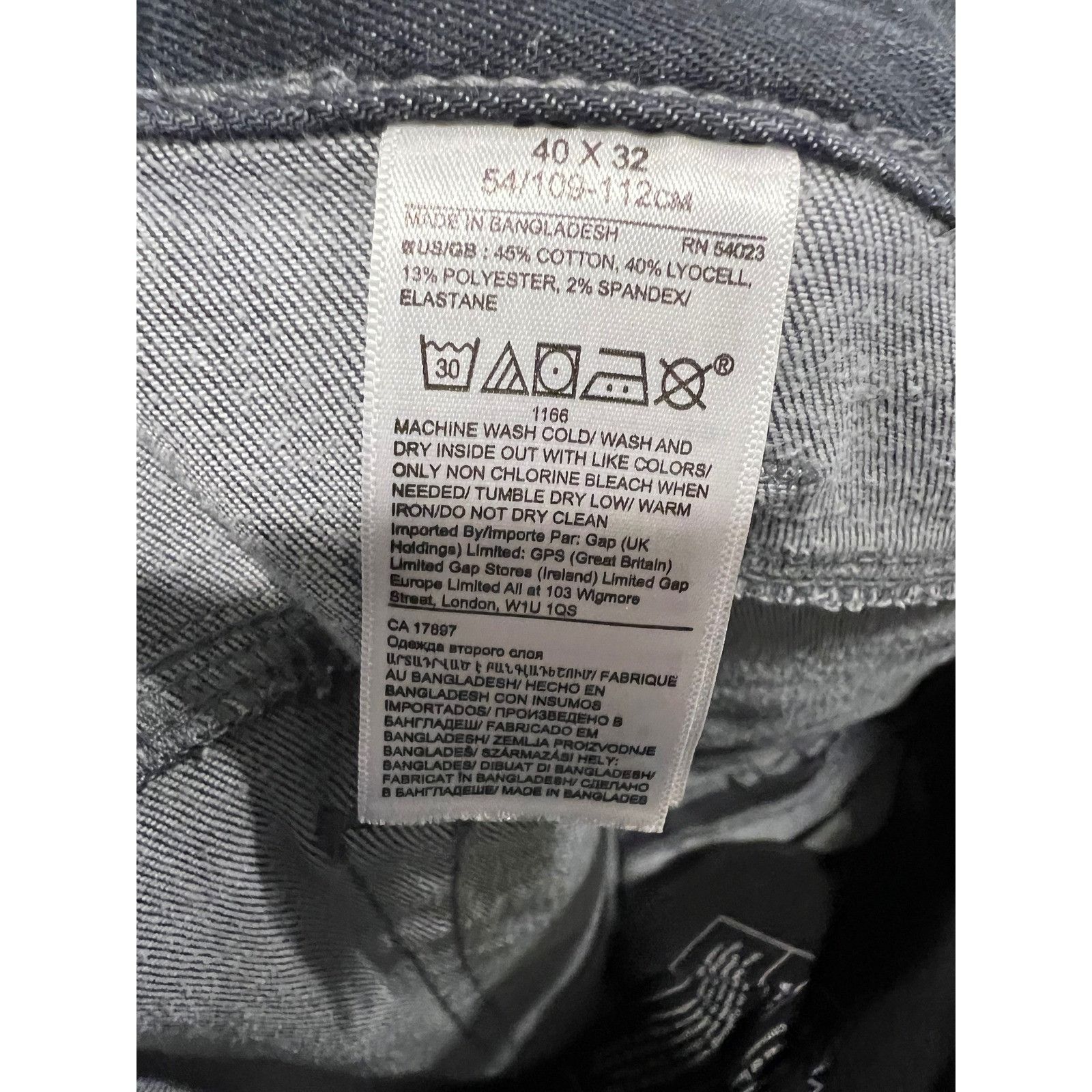 Banana Republic Banana Republic Traveler Mens Slim Fit Gray Denim Jeans 40x3 Size US 40 / EU 56 - 5 Thumbnail
