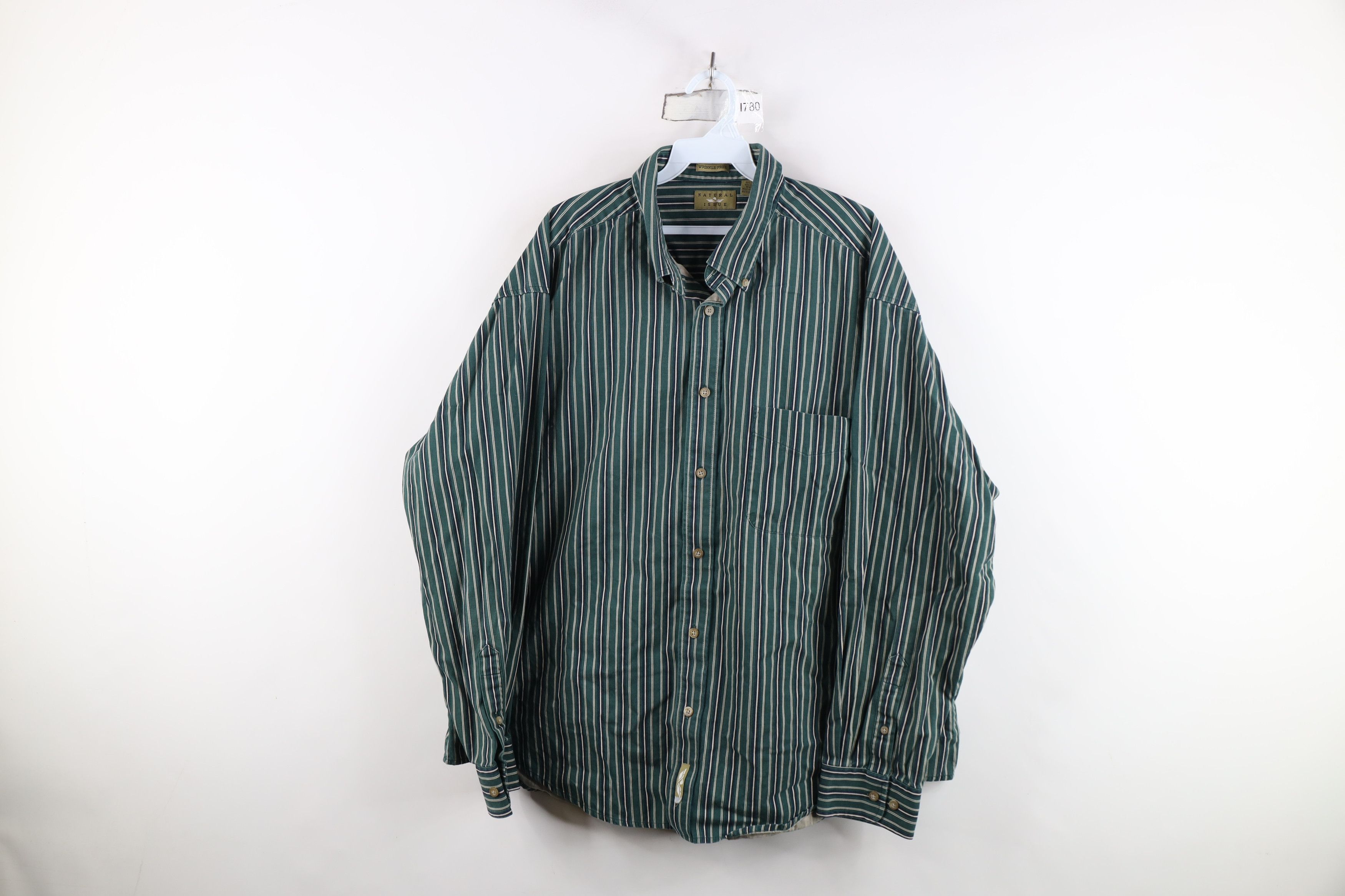Vintage Vintage 90s Y2K Streetwear Heavy Collared Button Down Shirt Size US XXL / EU 58 / 5 - 1 Thumbnail