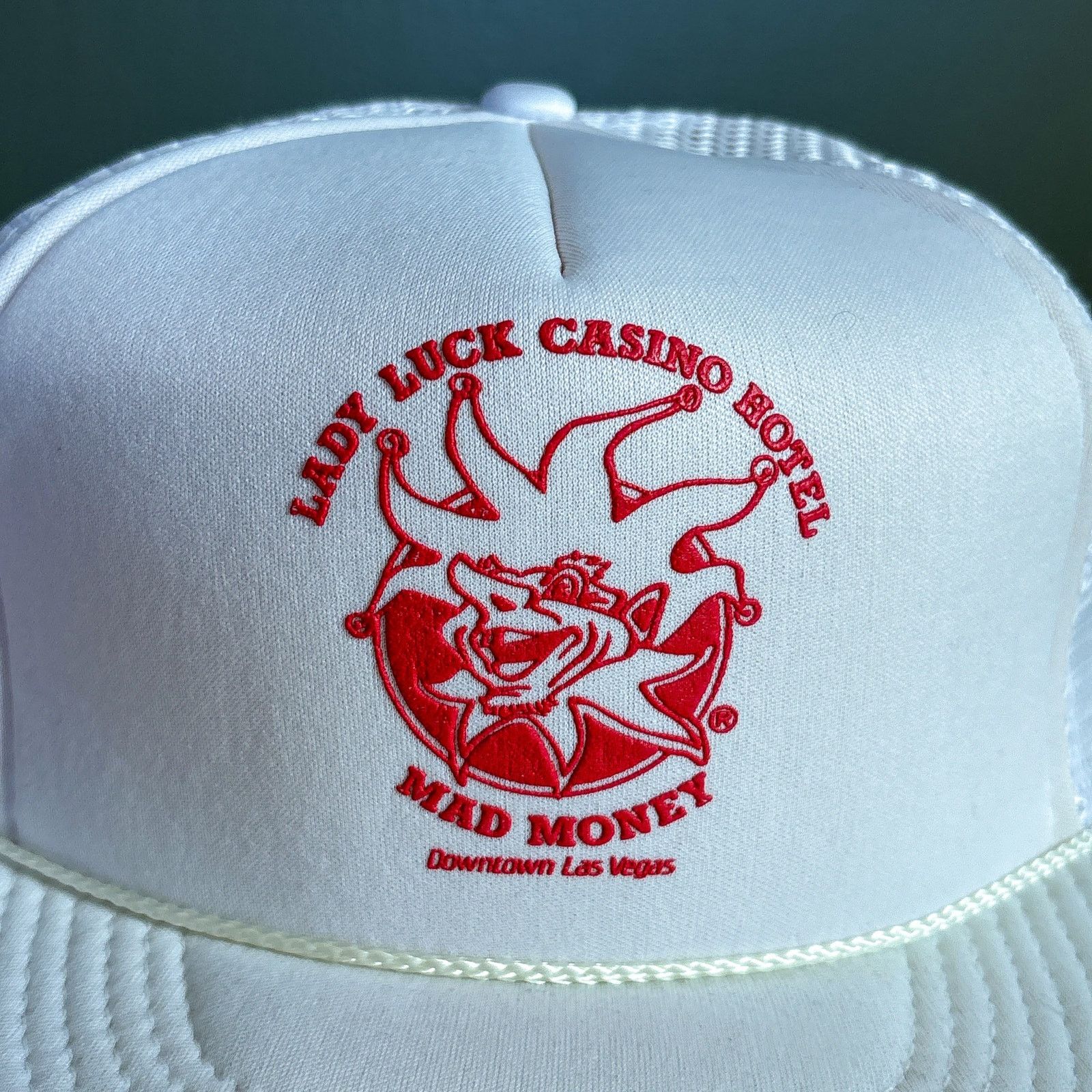 Other Lady Luck Casino Hotel Mad Money Clown White dSnapback Hat Size ONE SIZE - 2 Thumbnail