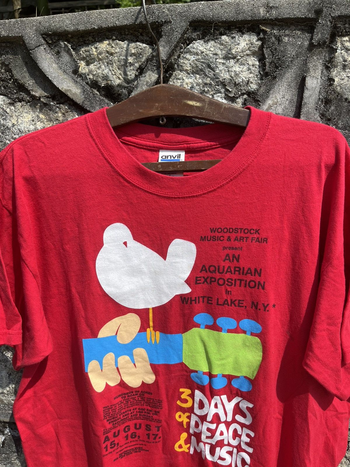 Band Tees vintage Woodstock Music Festival Size US L / EU 52-54 / 3 - 3 Thumbnail