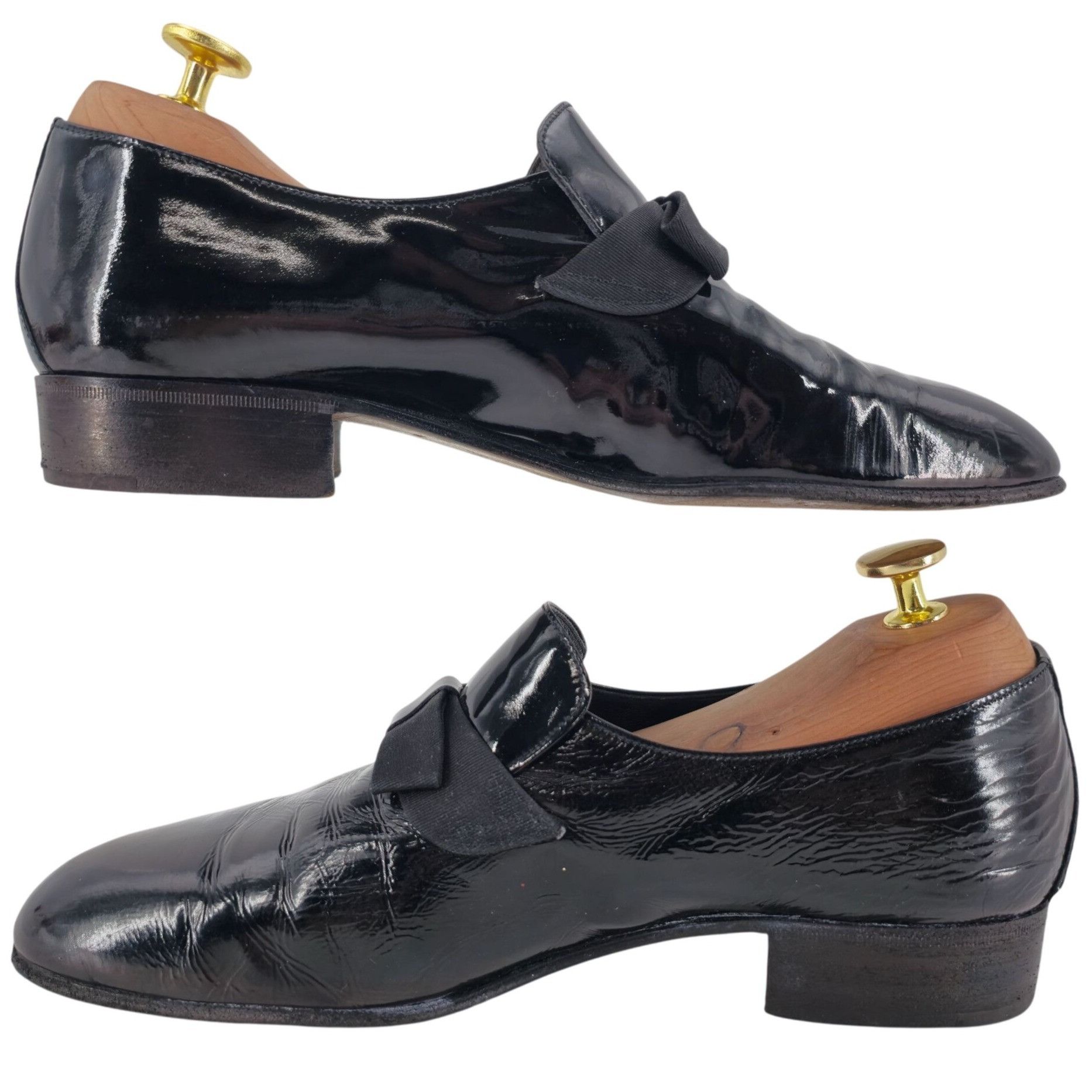 Bruno Magli Bruno Magli Formal Opera Dress Shoes Men 7 Black Leather Tux Size US 7 / EU 40 - 5 Thumbnail