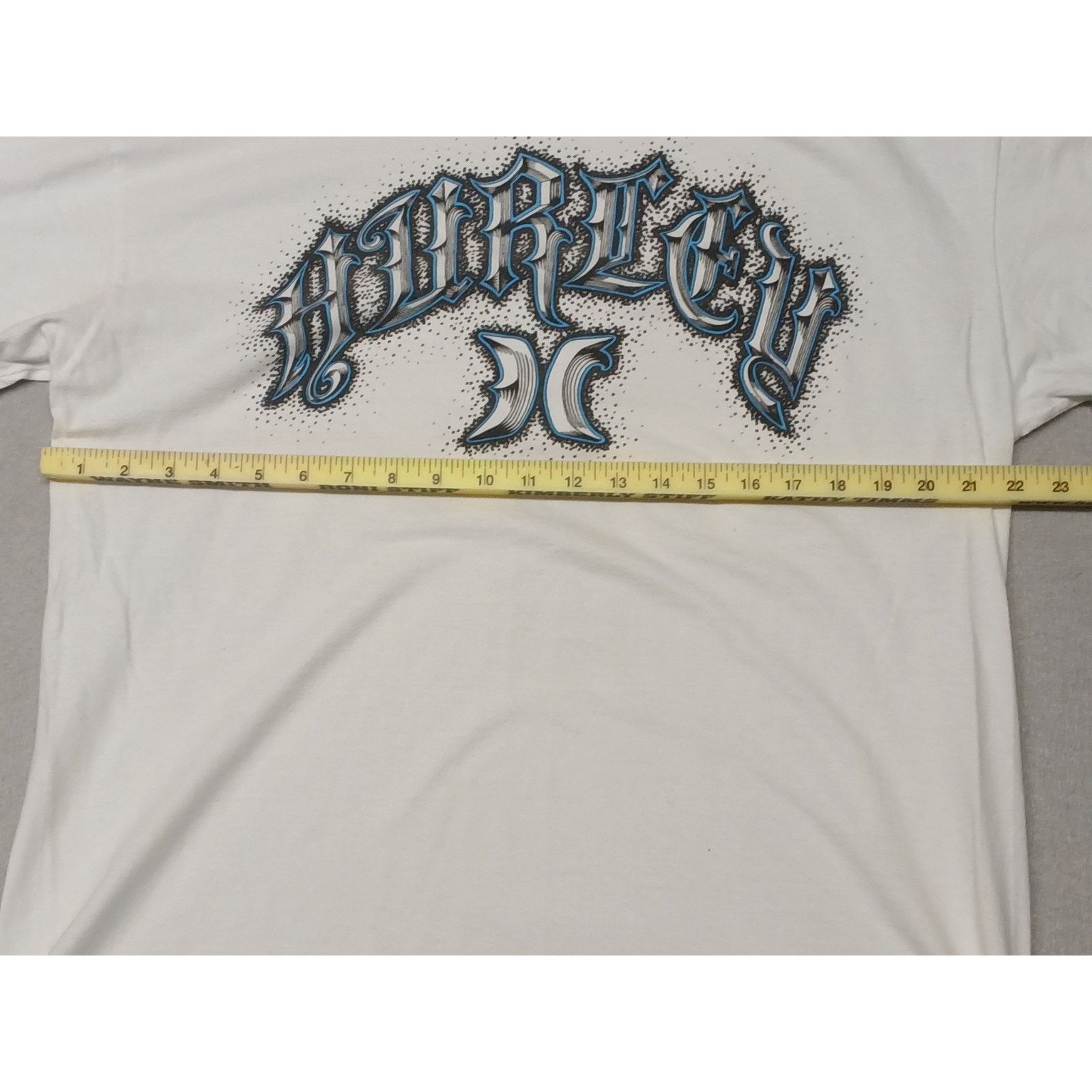 Hurley Hurley XL White Vintage Crew Neck Print Short Sleeve T-shirt Size US XL / EU 56 / 4 - 3 Thumbnail