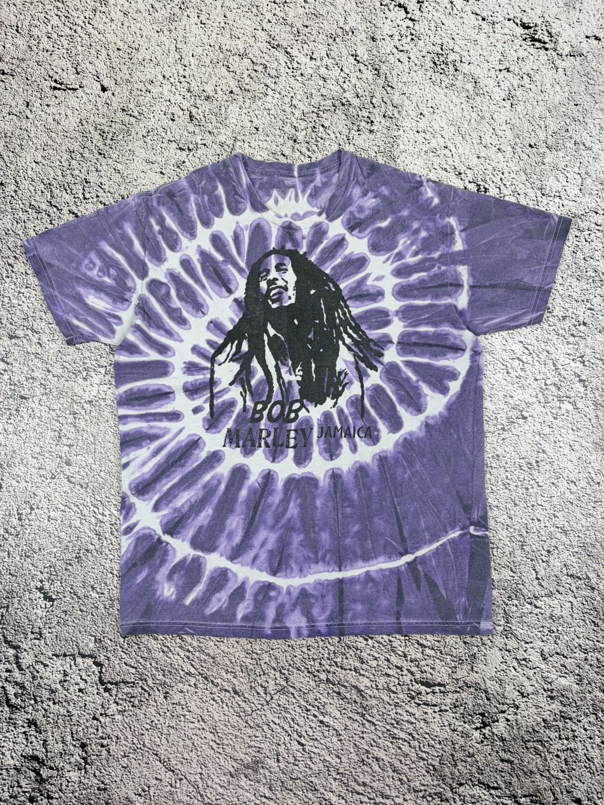 Band Tees Vintage Bob Marley Jamaica Purple Tie Dye Graphic Tee Shirt⁠ Size US M / EU 48-50 / 2 - 1 Thumbnail