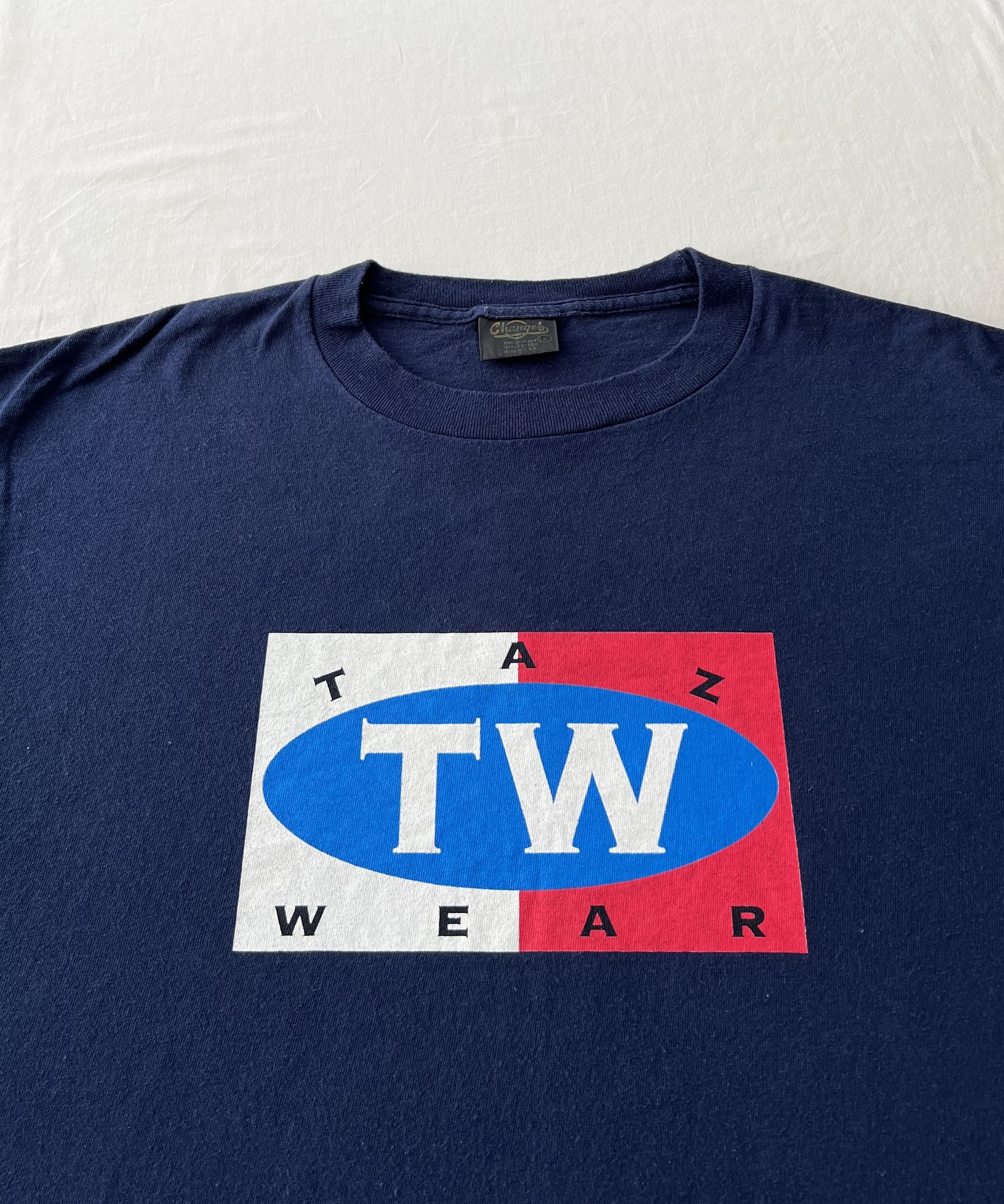 Warner Bros Vintage 1997 Taz Tazmanian Devil Warner Bros Changes T-shirt Size US L / EU 52-54 / 3 - 3 Thumbnail