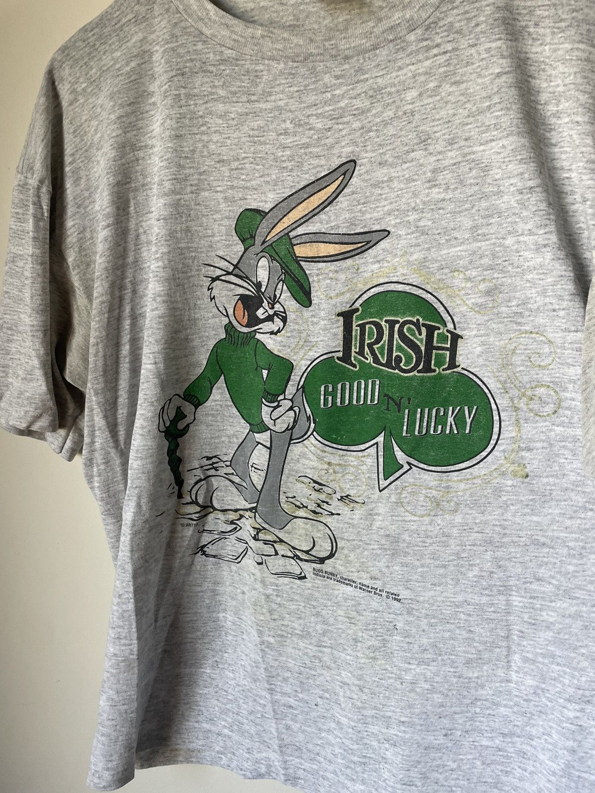 Vintage Vintage 1992 bugs bunny Irish tee Size US L / EU 52-54 / 3 - 2 Thumbnail