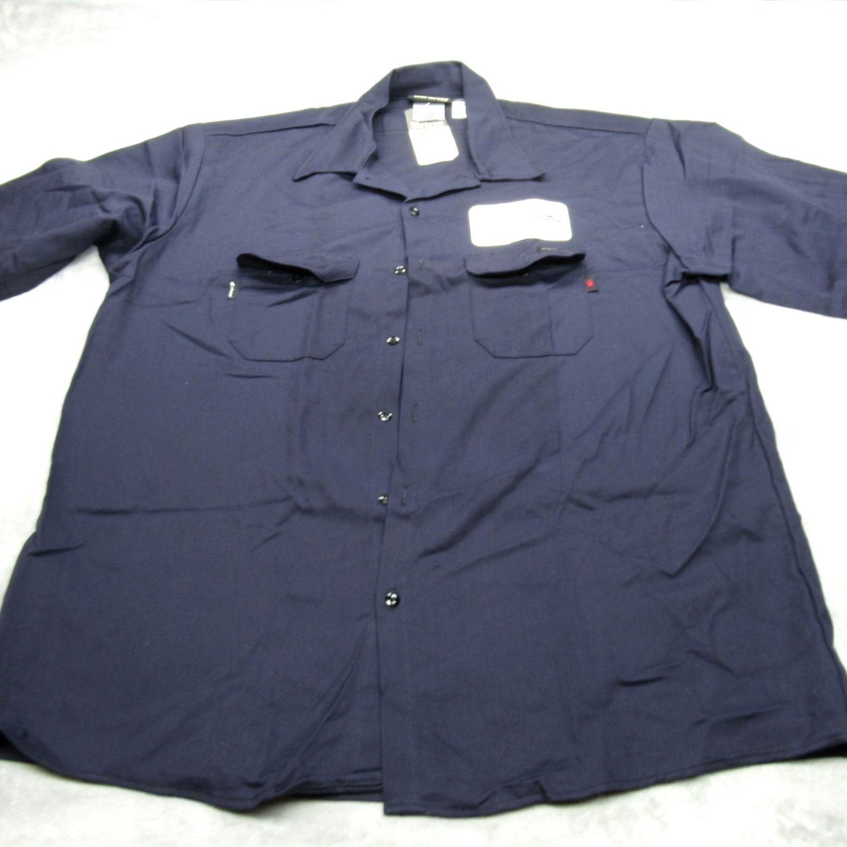Vintage VINTAGE Workrite Uniform Shirt XXL Navy Flame Resistant Leadership Long Sleeve USA NEW Size US XXL / EU 58 / 5 - 3 Thumbnail