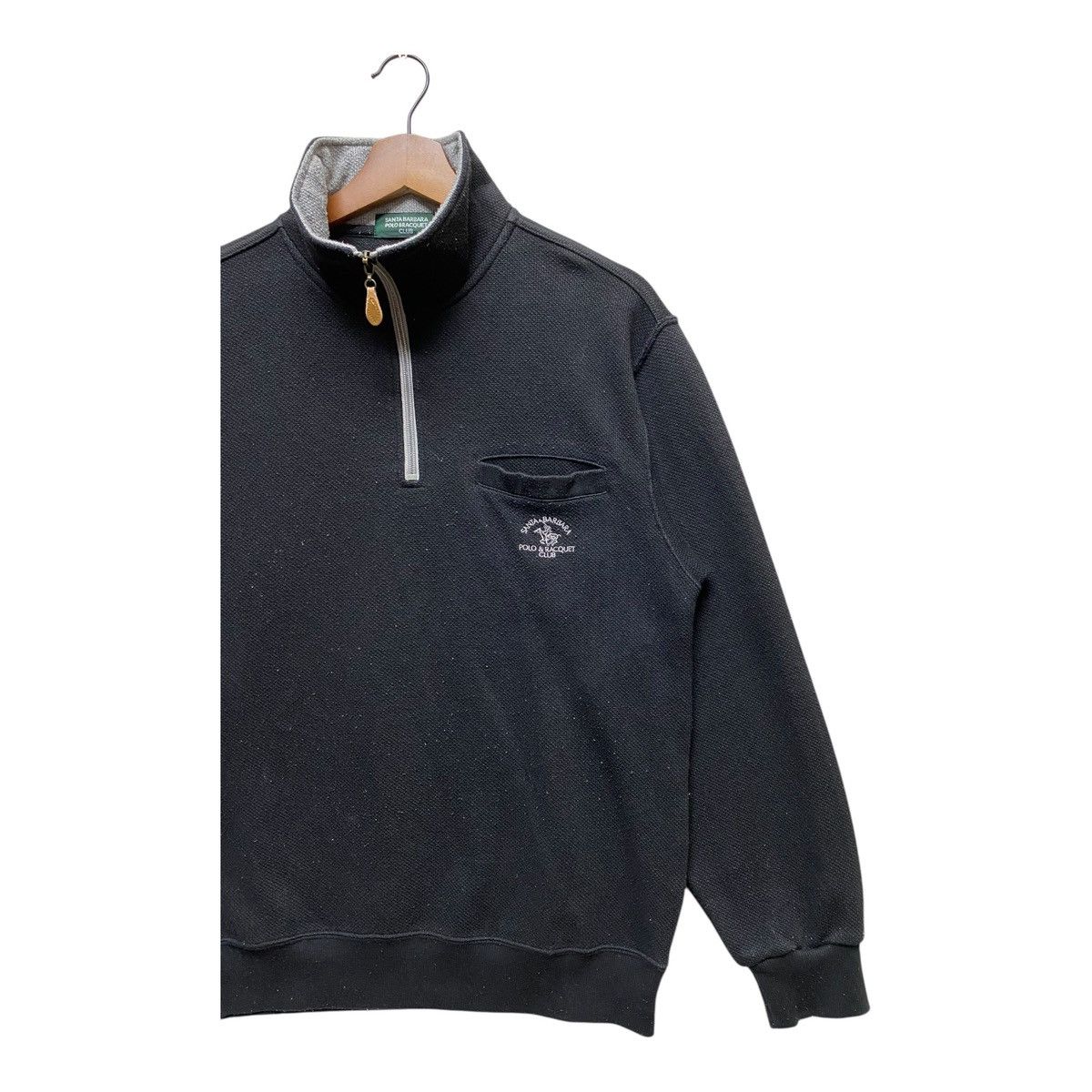 Vintage Vintage Santa Barbara Polo Sweatshirt Quarter Zip Size US L / EU 52-54 / 3 - 4 Thumbnail