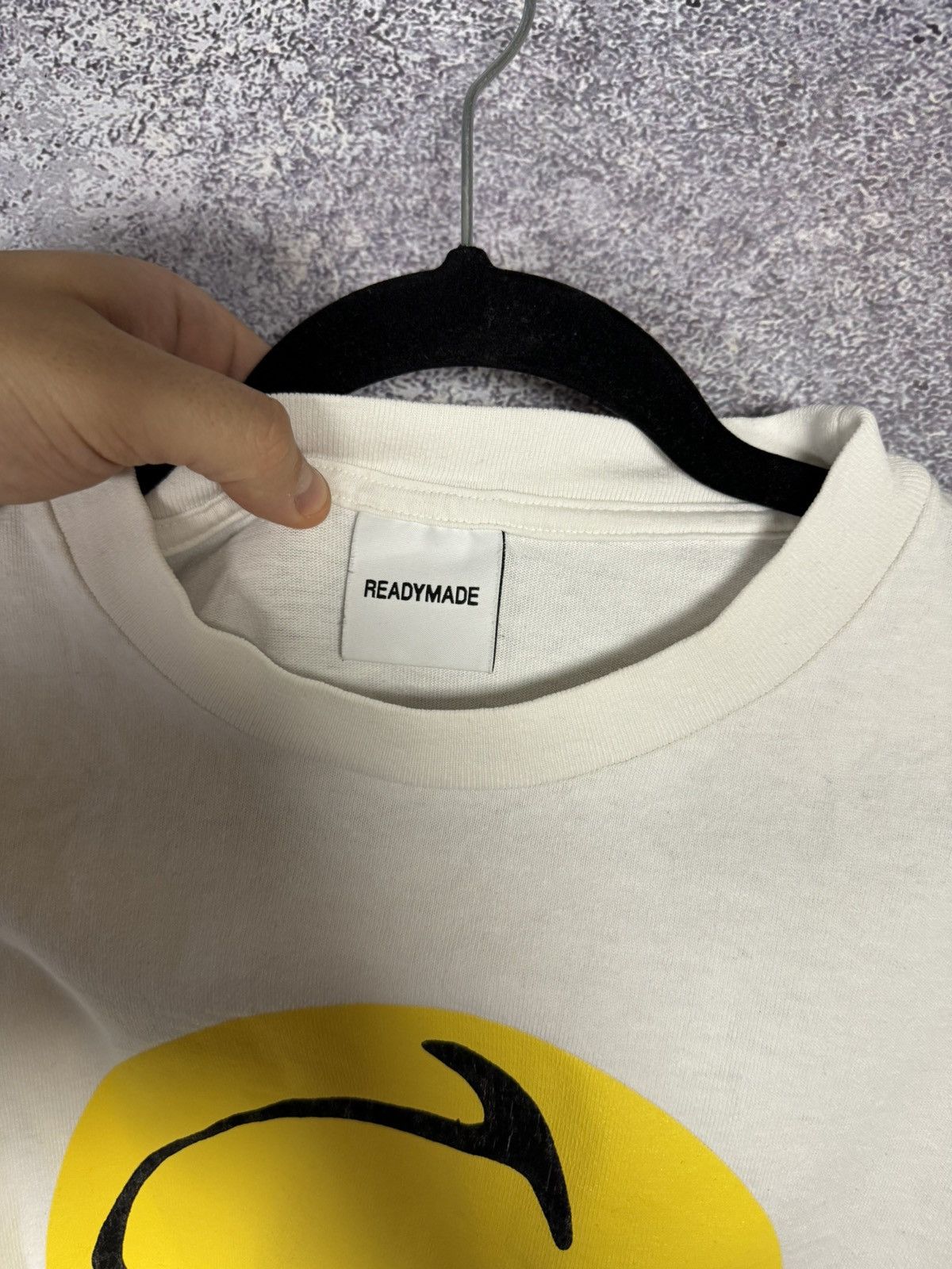 READYMADE READYMADE SMILEY FACE WHITE TEE Size US S / EU 44-46 / 1 - 10 Thumbnail