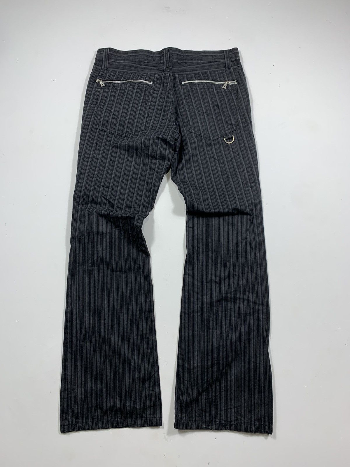 If Six Was Nine Japan Semantic design Stripe flare pants Size US 31 - 2 Thumbnail