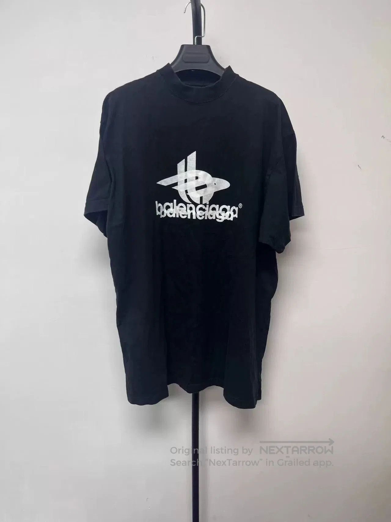 Balenciaga Balenciaga Logo Print Crewneck Short Sleeve T. Size US M / EU 48-50 / 2 - 1 Thumbnail