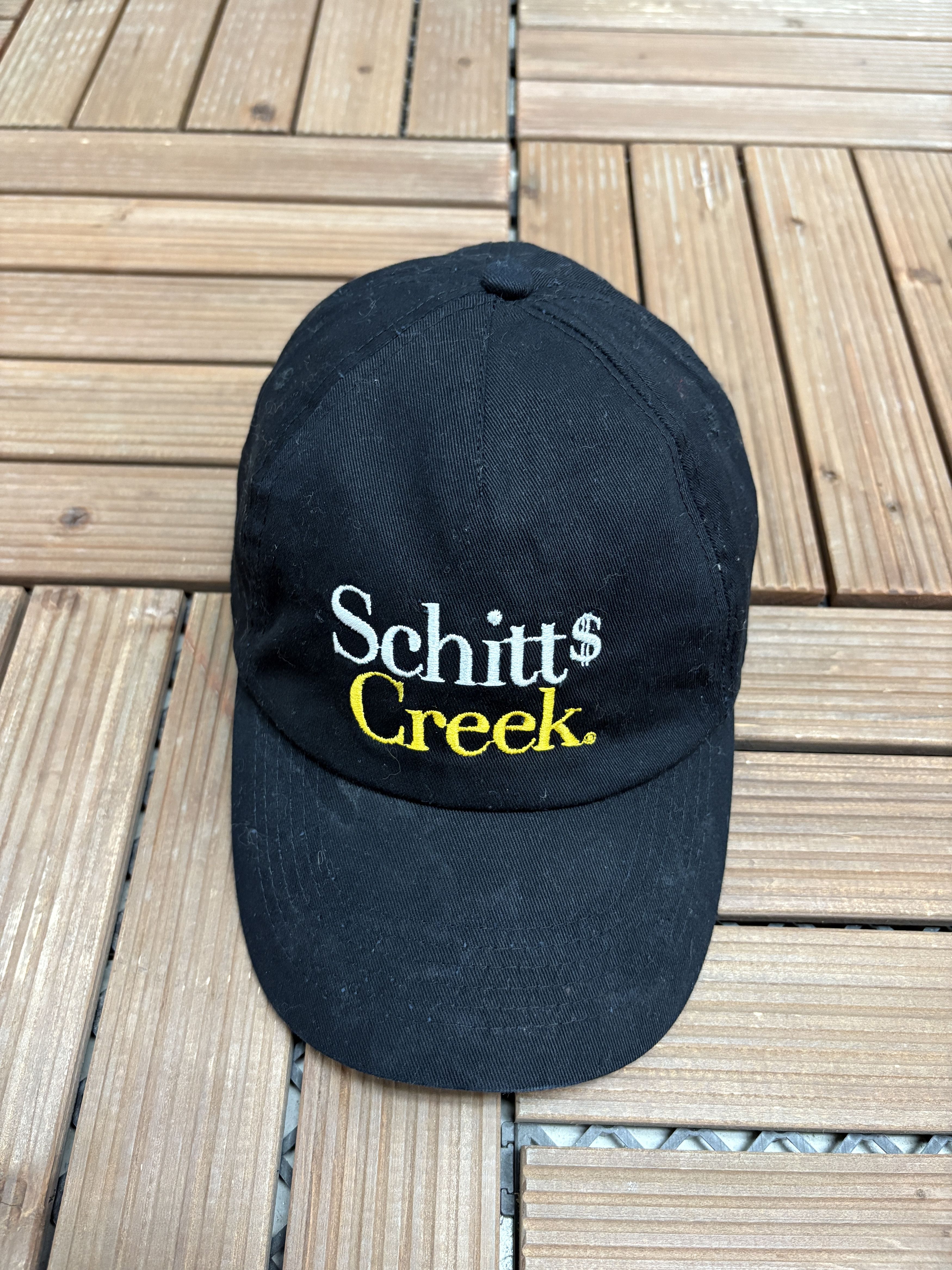 Vintage Schitt's Creek Embroidered Black Snap Back Hat Cap Size ONE SIZE - 2 Thumbnail