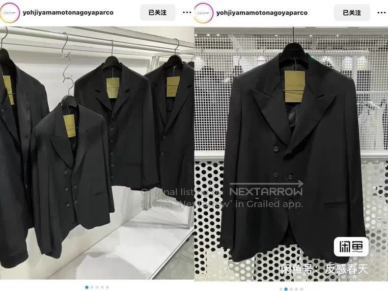 Yohji Yamamoto YOHJI YAMAMOTO Double-breasted Three Acetate Jacket Size US M / EU 48-50 / 2 - 4 Thumbnail