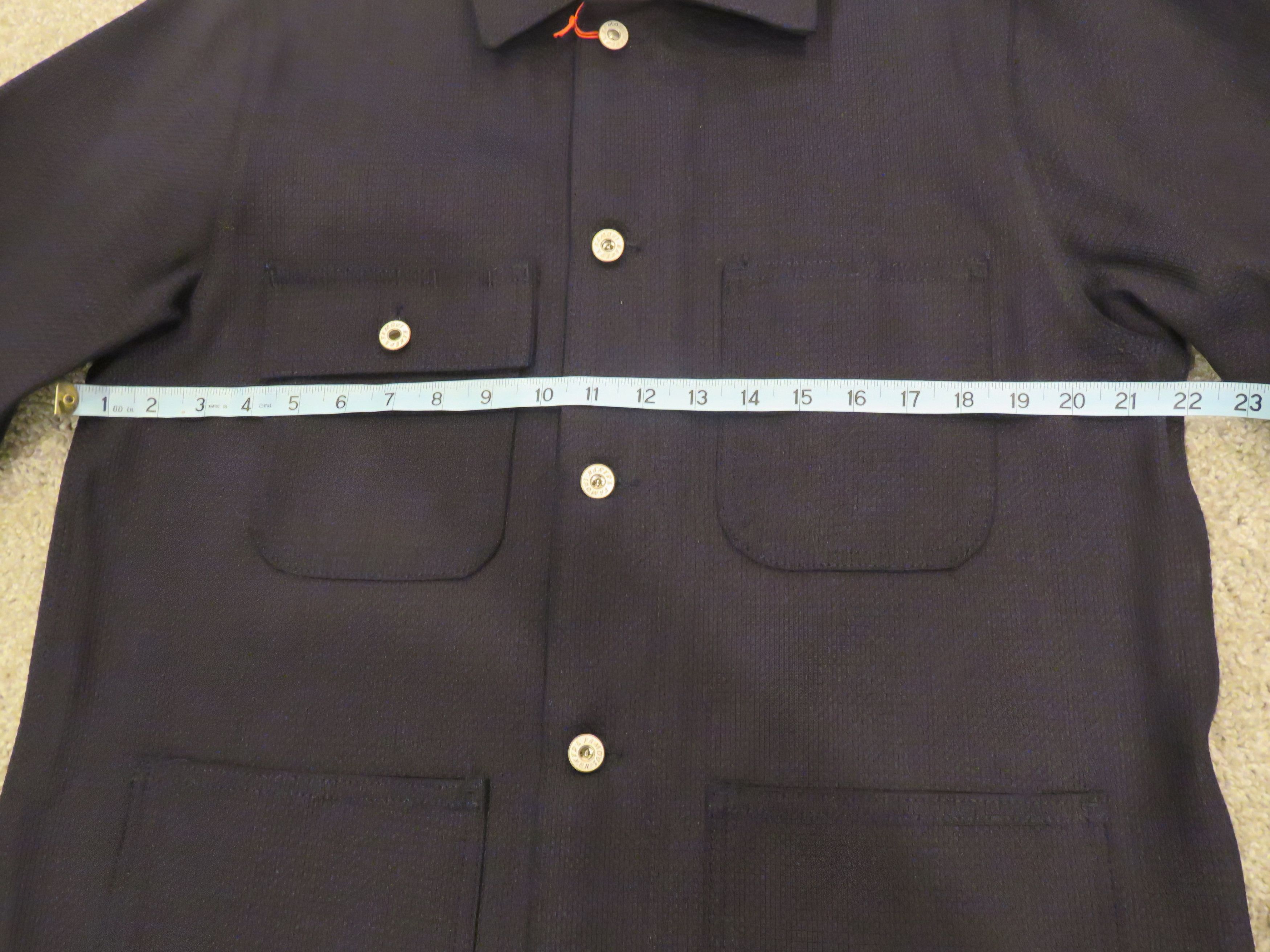 Naked & Famous Naked & Famous Indigo Basketweave Chore Coat NWT Size M Size US M / EU 48-50 / 2 - 12 Thumbnail