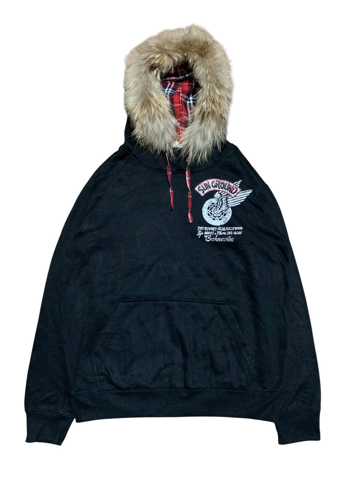 If Six Was Nine LOOK HEAVEN CRIMINAL MOBS SKULL POEM PULLOVER FUR HOODIE Size US L / EU 52-54 / 3 - 1 Thumbnail