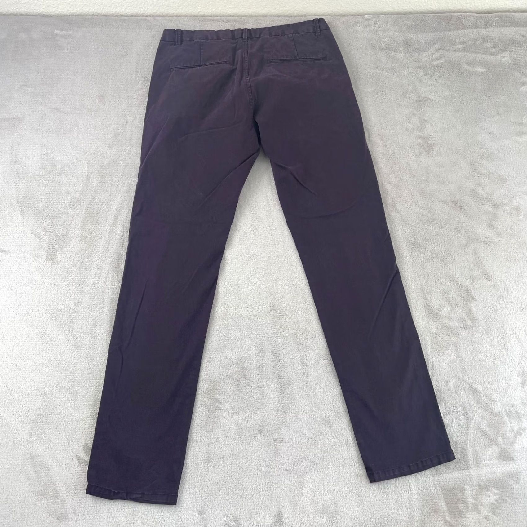 Scotch & Soda Scotch & Soda Stuart Chino Pants Men 32 Purple Slim Fit Preppy Vintage No Size US 32 / EU 48 - 5 Thumbnail