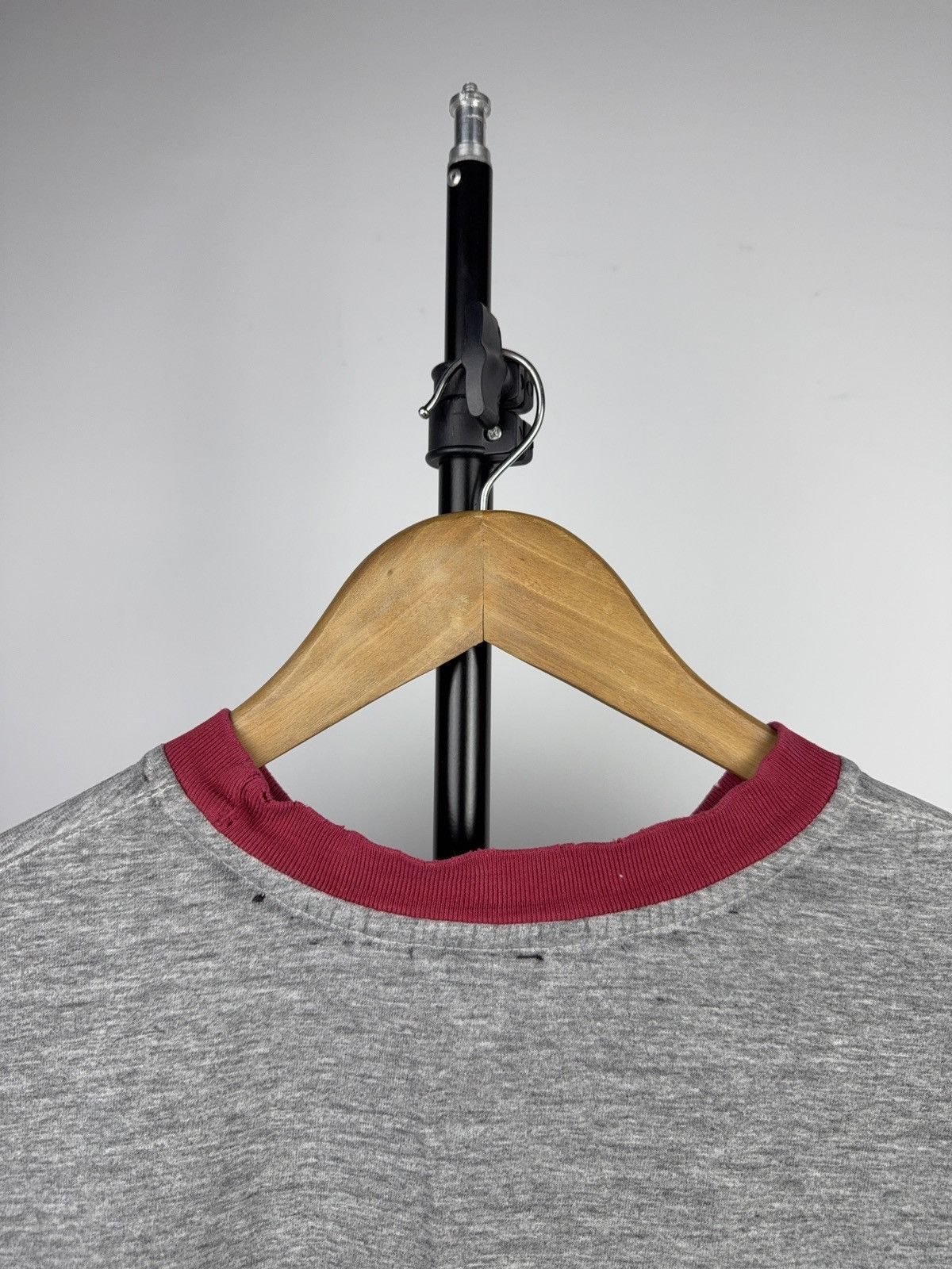 Quiksilver Retro 00s Quiksilver Ringer T-Shirt Grey Red Y2K Surf Tee Size US L / EU 52-54 / 3 - 11 Thumbnail