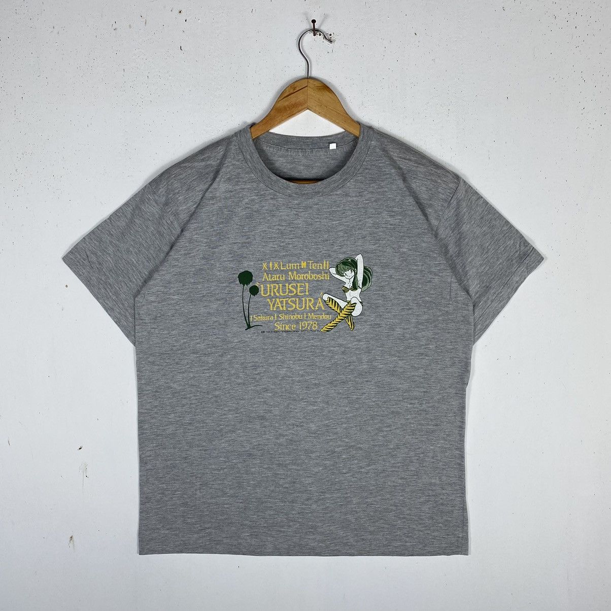 Anime VINTAGE 80's URUSEI YATSURA ANIME MANGA TEE Size US L / EU 52-54 / 3 - 2 Thumbnail