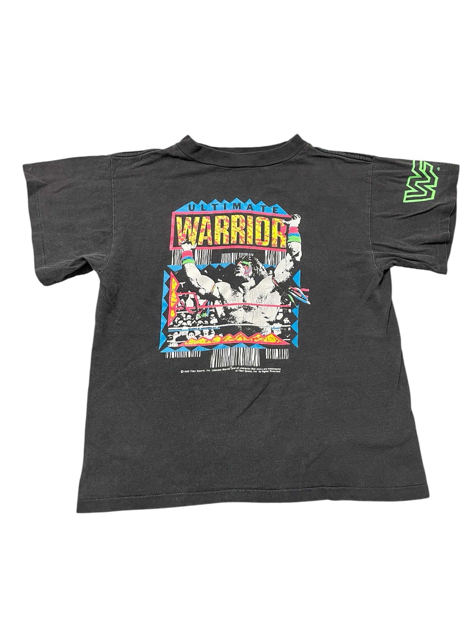 WWF 1989 Ultimate Warrior WWF Wrestling T-Shirt Size US S / EU 44-46 / 1 - 1 Thumbnail